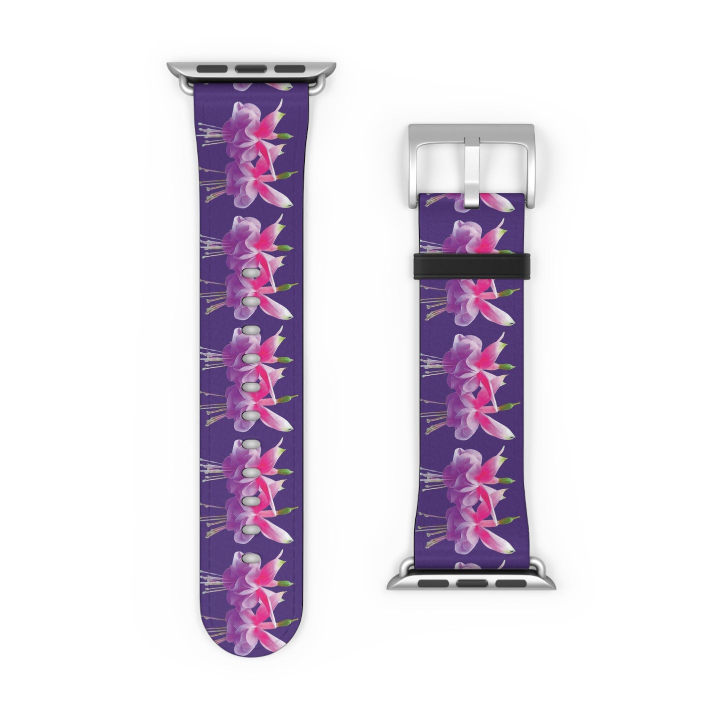 Apple Watch Band - Two Fuchsias, purple