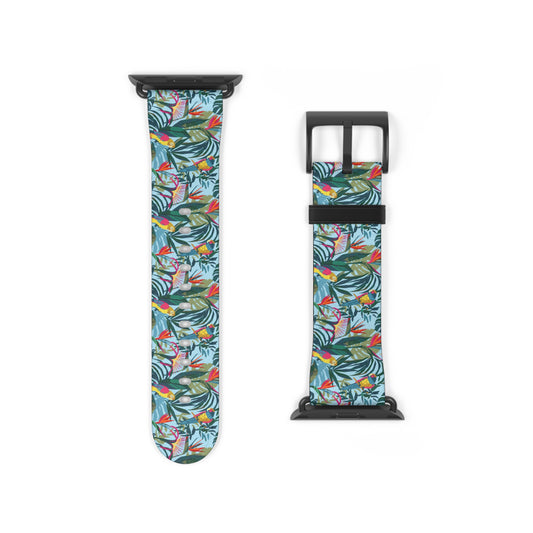 Apple Watch Band - Tropical Rainforest Blues