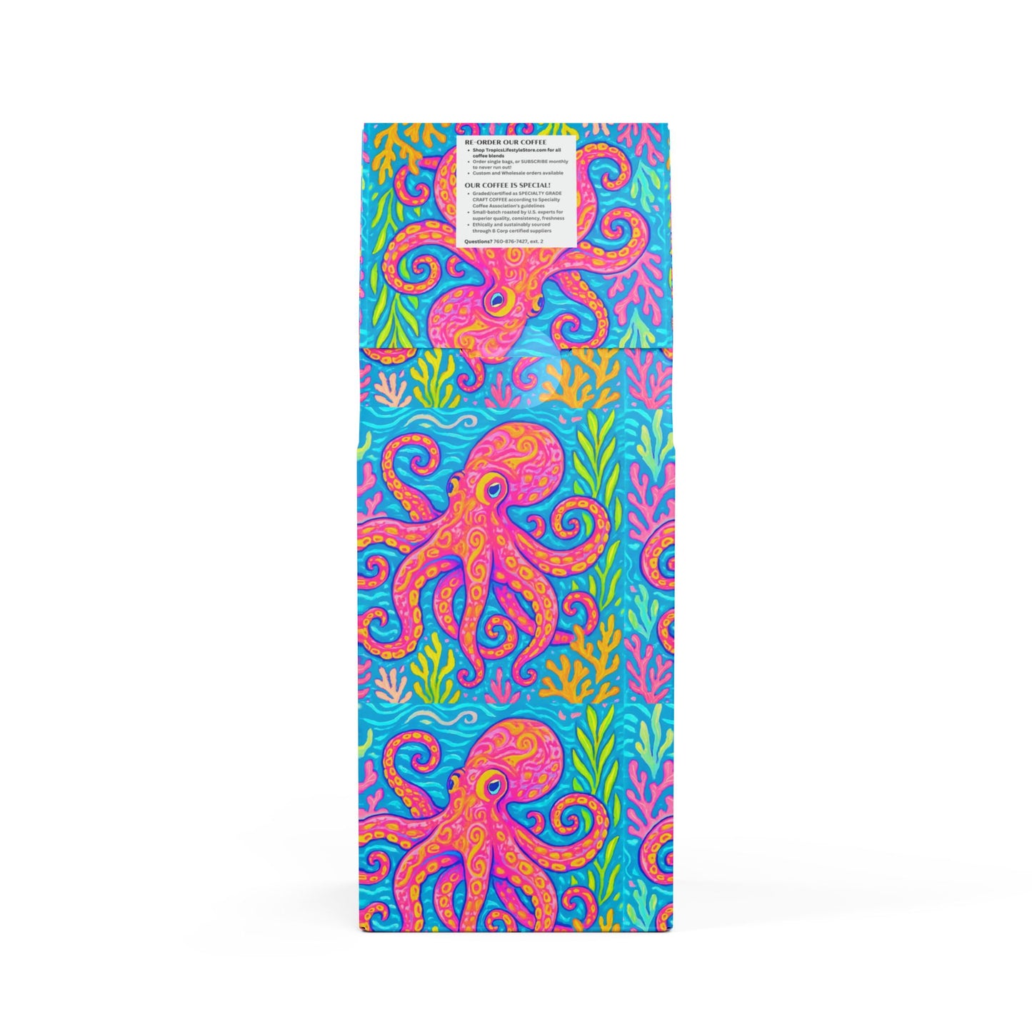 Palm Harvest Blend™ (Medium Roast) Specialty Grade Craft Coffee / Octopus Kraken Joe