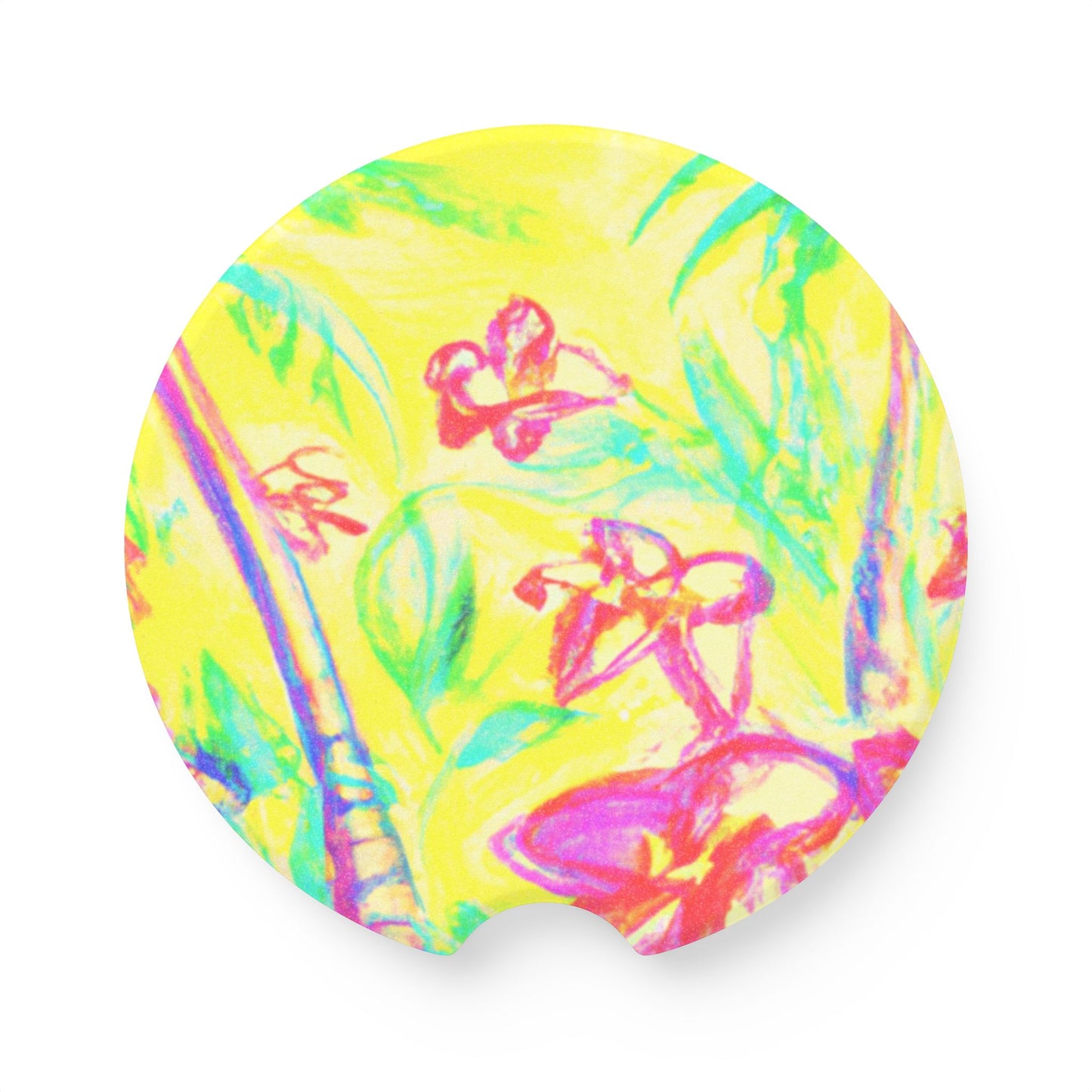 Soapstone Car Coaster - Happy Beach Days