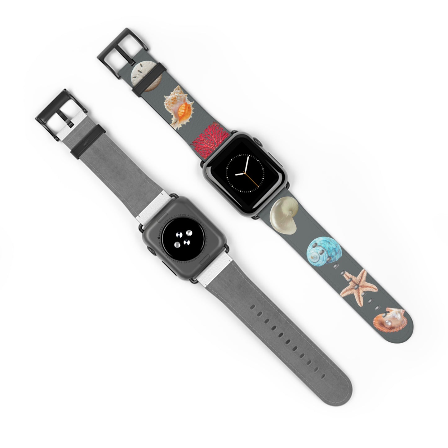 Apple Watch Band - Real Seashell Collection, grey