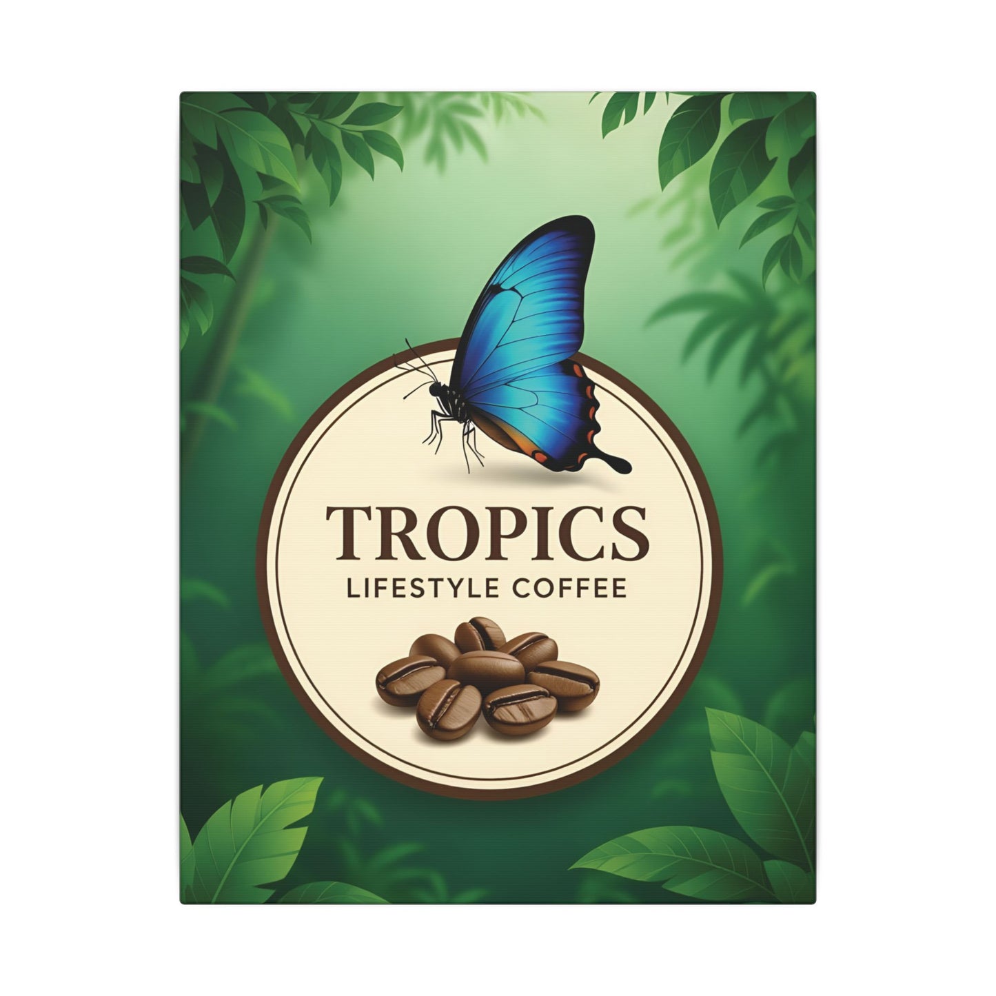 Tropical Wall Art — Butterfly & Beans, Tropics Lifestyle Coffee