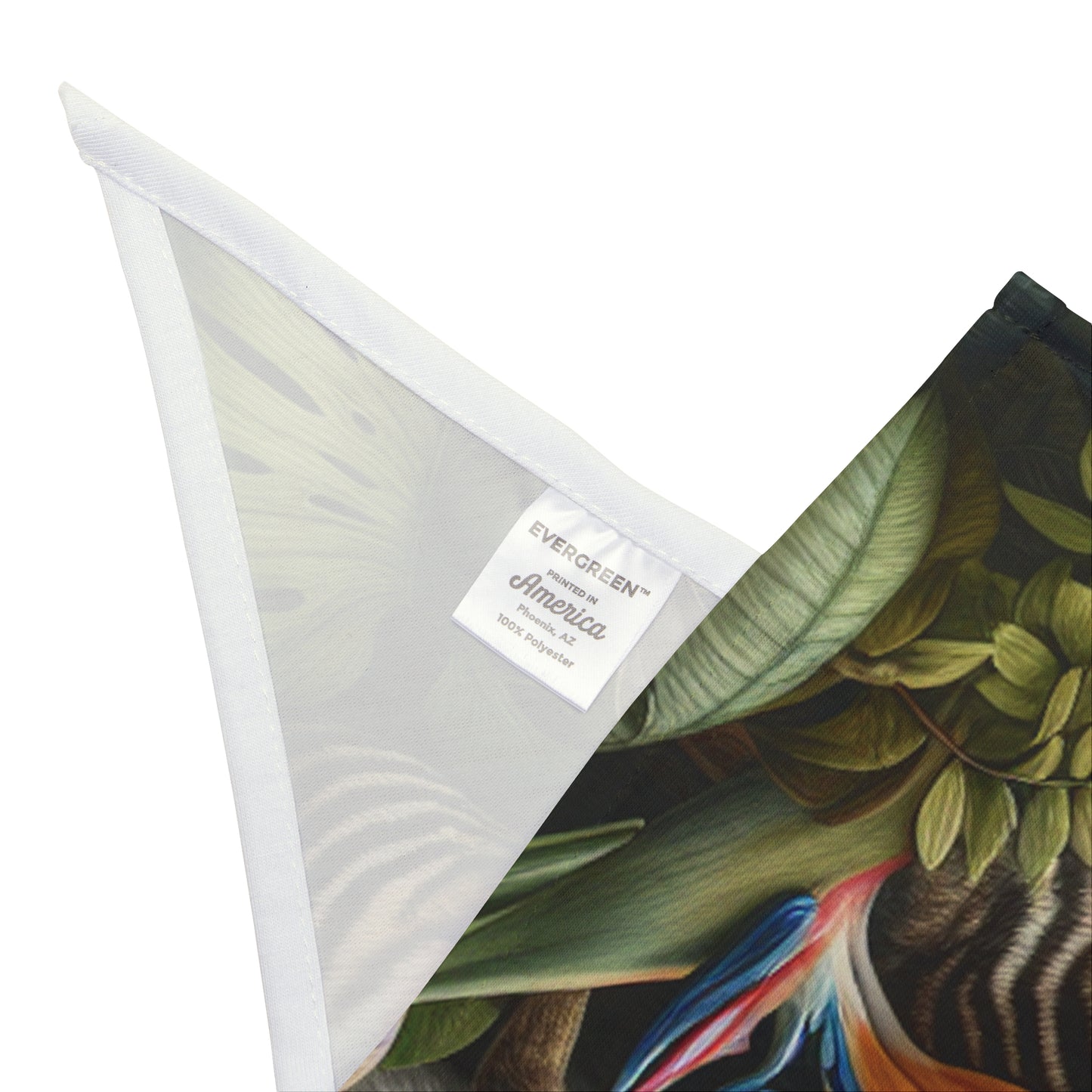 Rainforest Rabbit Outing Pet Bandana, 2 Sizes - Stylish accessory for dogs & cats