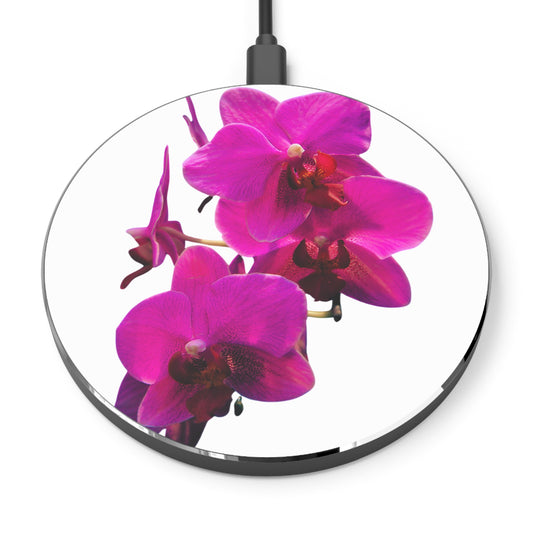 Wireless Charger - Purple Orchids