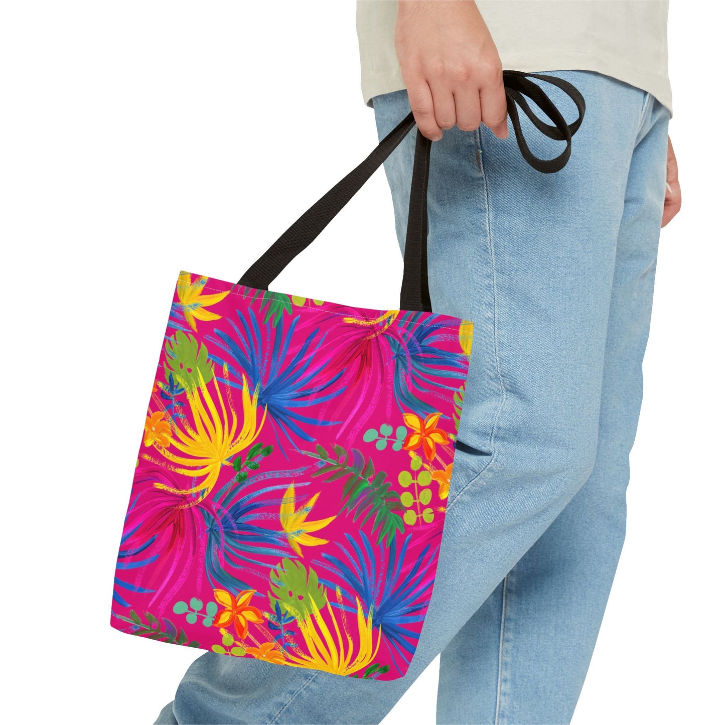 Tropical Flowers Exotic Flora Tote Bag - 3 Sizes