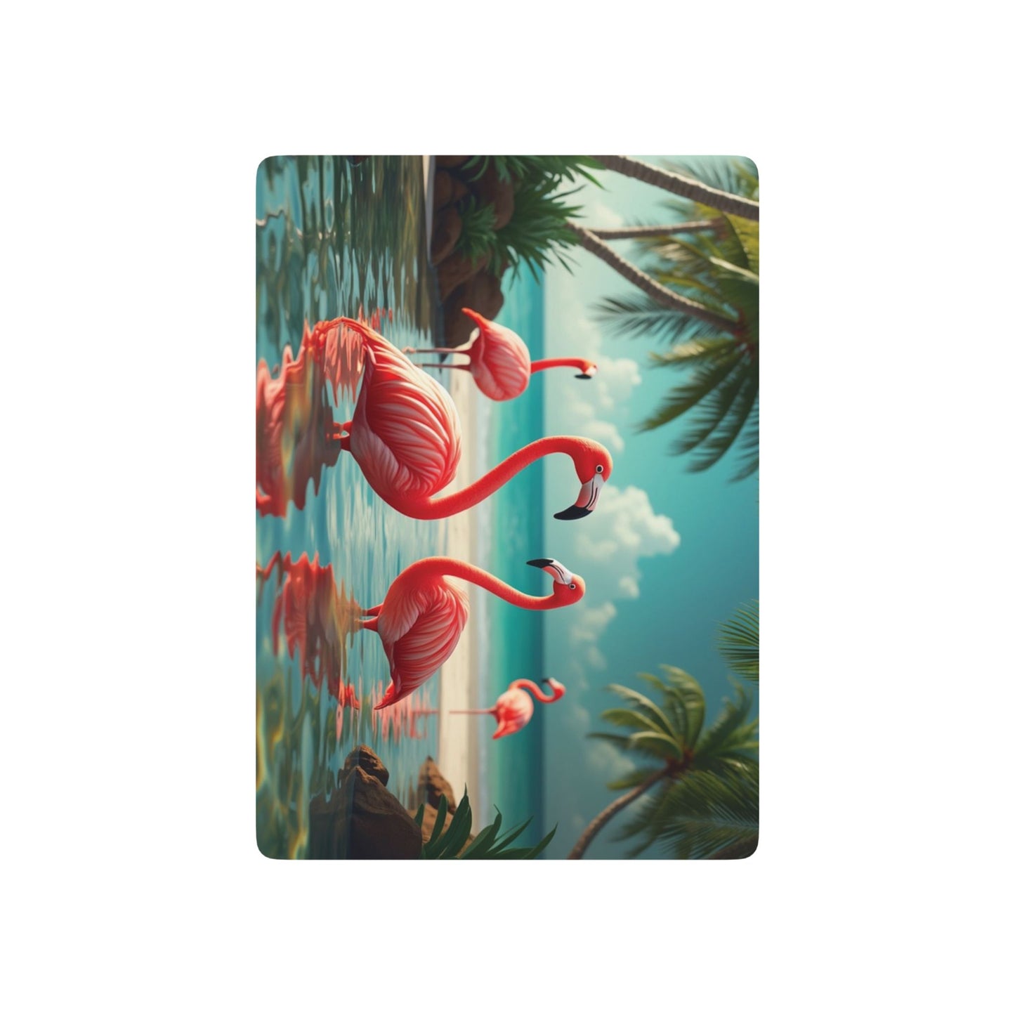 Poker Playing Cards - Flamingo Morning Dip