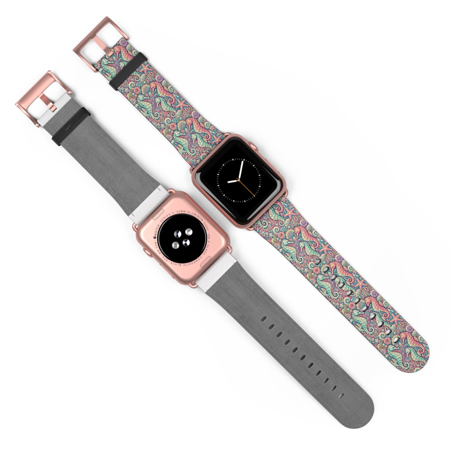 Apple Watch Band - Tropical Seahorse Trio, Retro