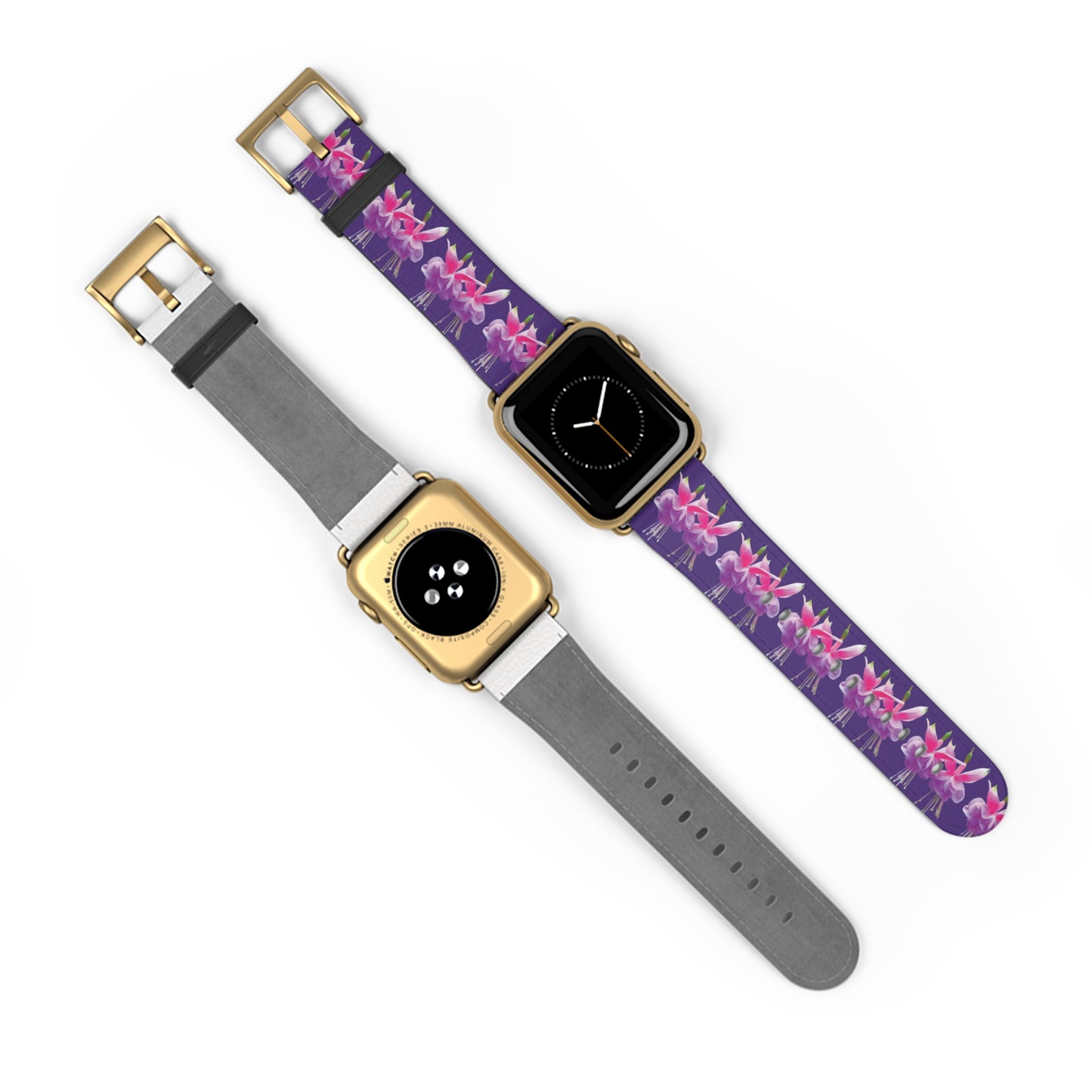 Apple Watch Band - Two Fuchsias, purple