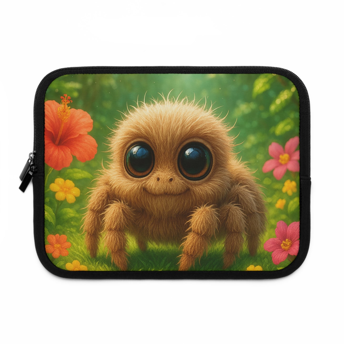 Tropical Laptop Sleeve, 5 Sizes - Perfect for Beach Lovers & Students / Baby Spider