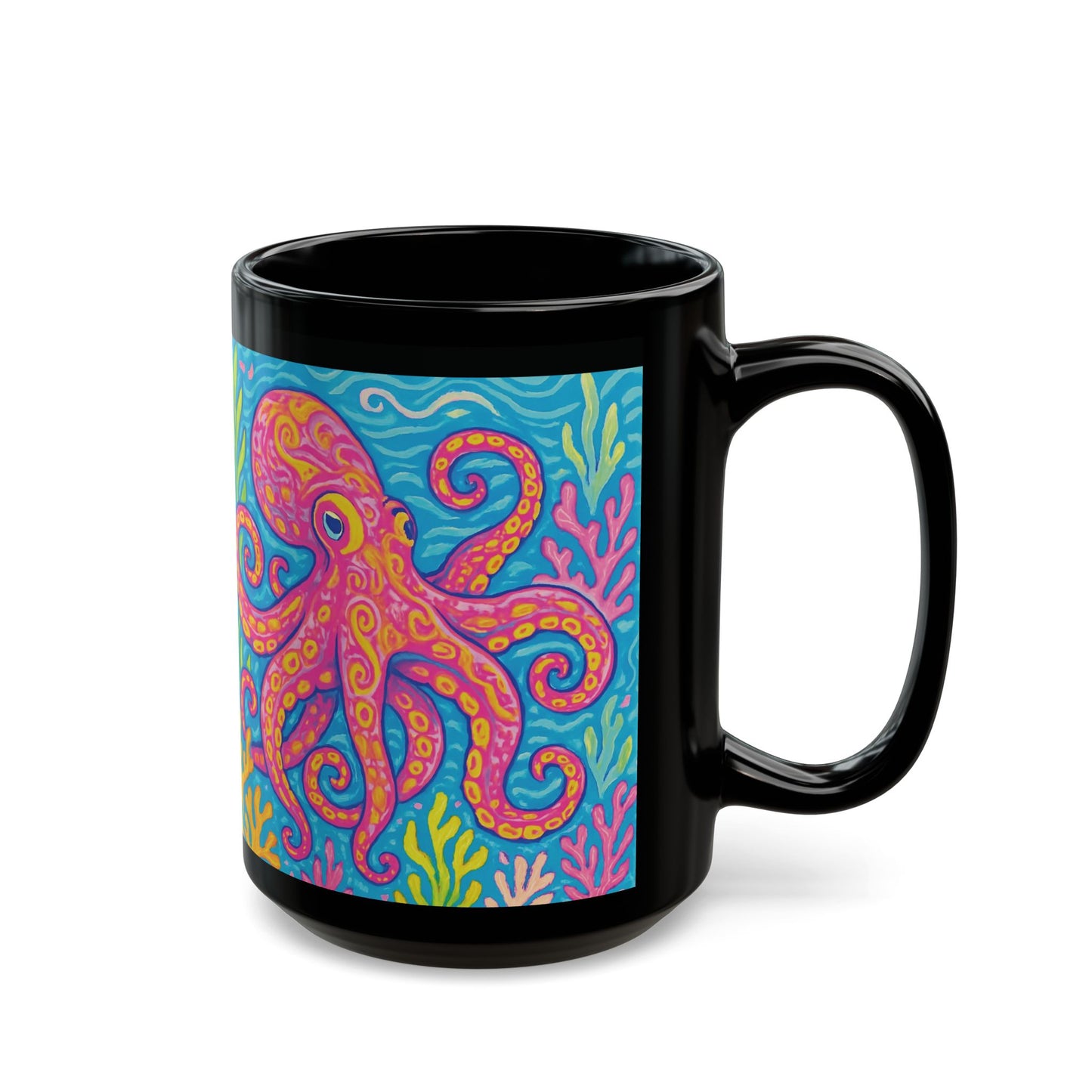 Black Coffee Mug - Kraken Joe