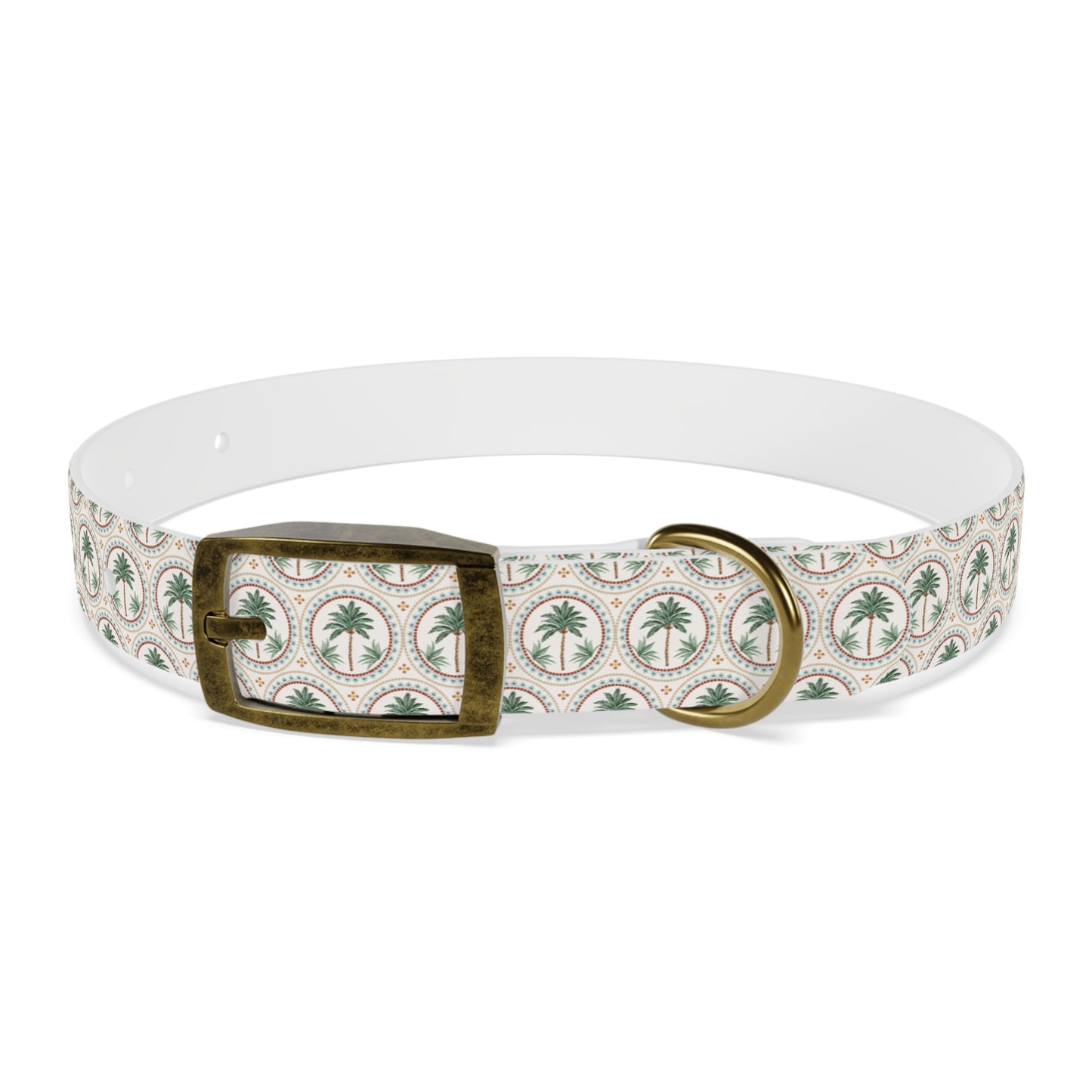 Dog Collar - Mosaic Palm Tree