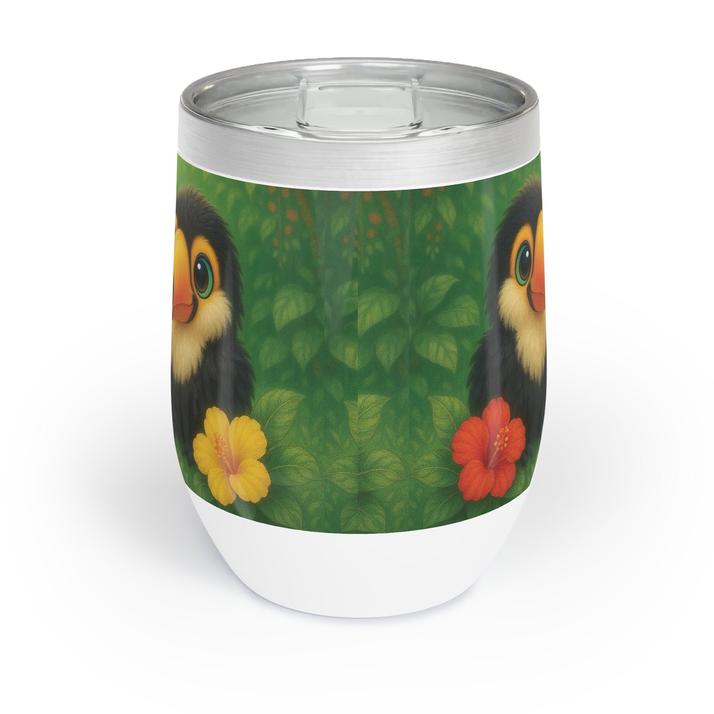 Chill Wine Tumbler with Baby Toucans
