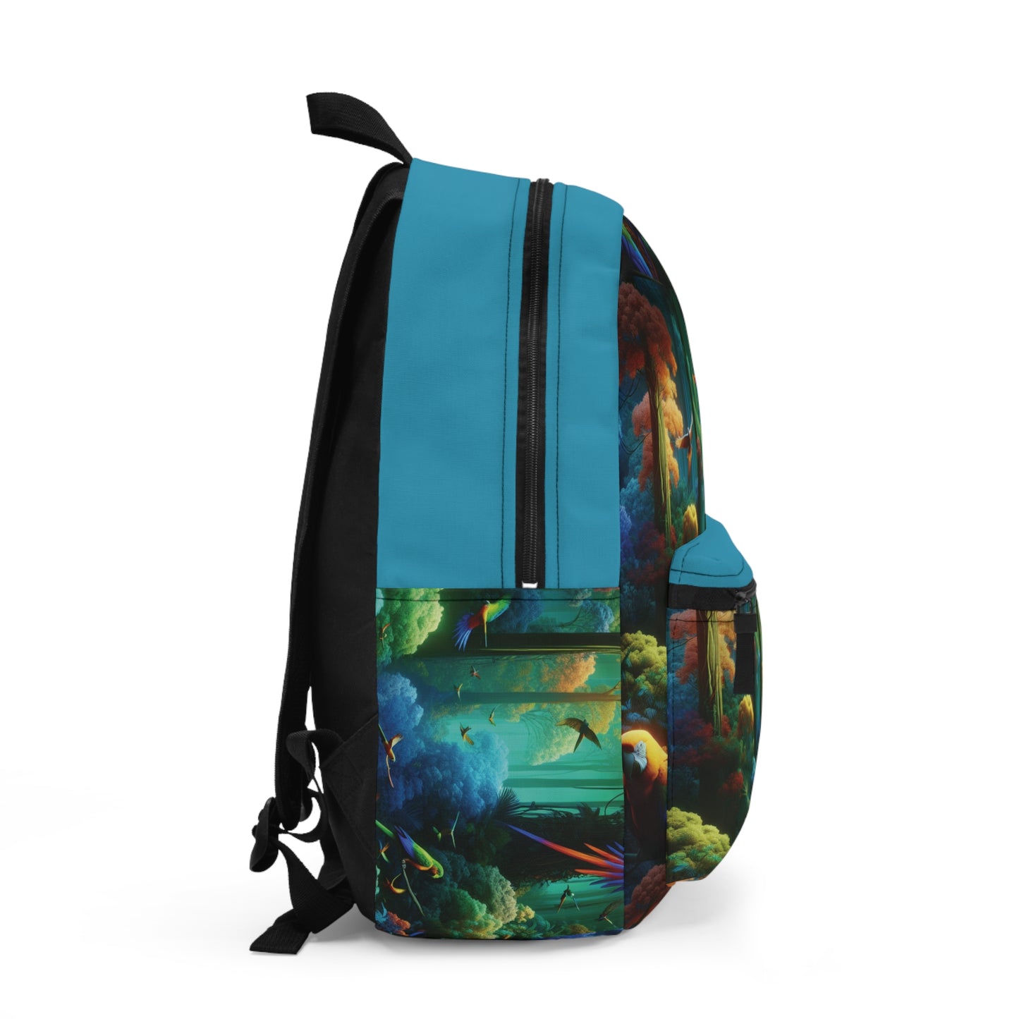 Tropical Backpack  / Rainforest Flight School, Turquoise