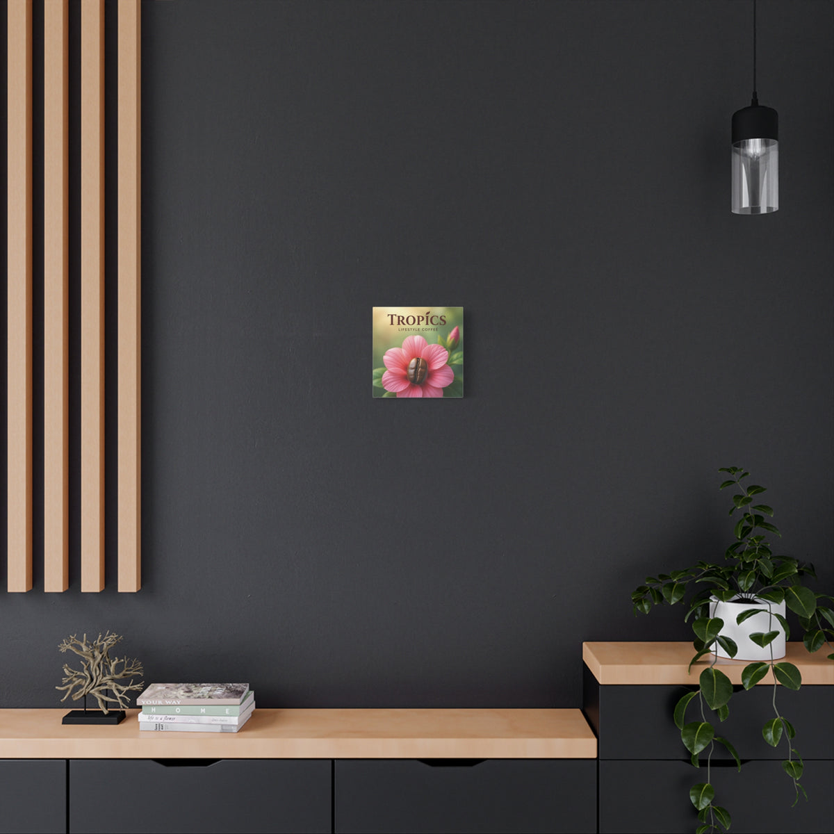 Tropical Matte Canvas ~ Coffee Bloom