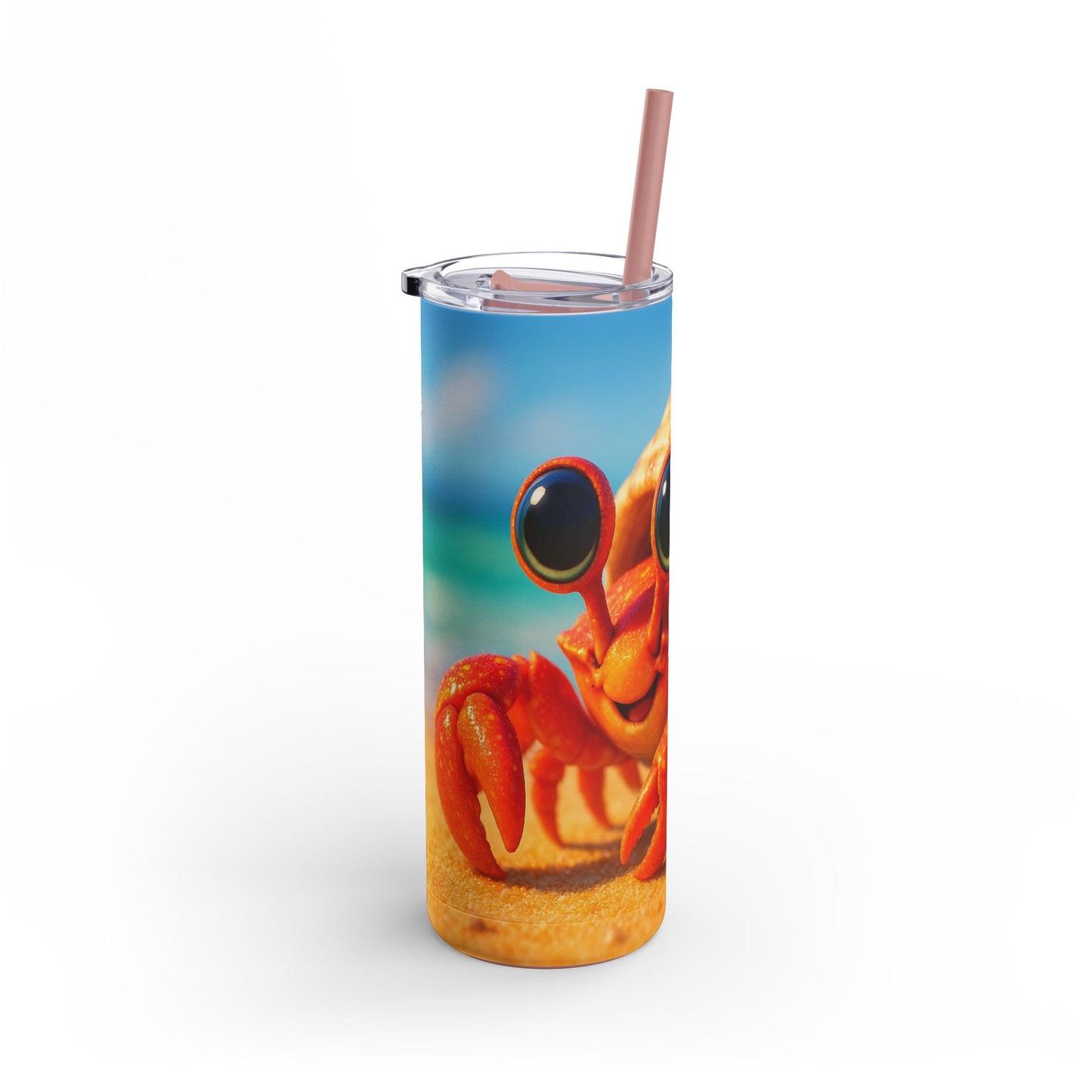 20oz Matte Tumbler, 7 Colors - Stylish Travel Cup - Baby Hermit Crab