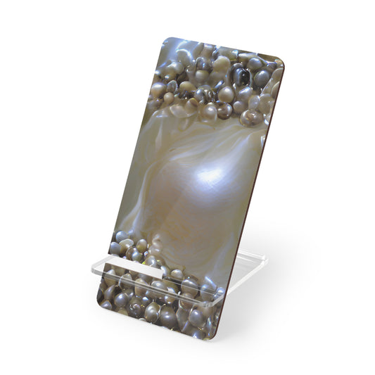 Mobile Display Stand for Smartphones, Natural Pearls Dream