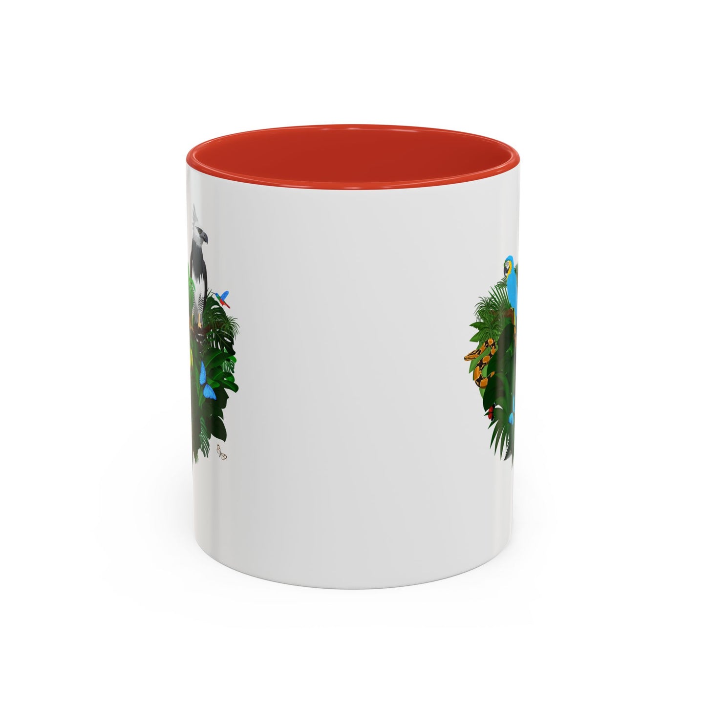 Accent Coffee Mug | Tropical-Inspired Drinkware / Rainforest Love