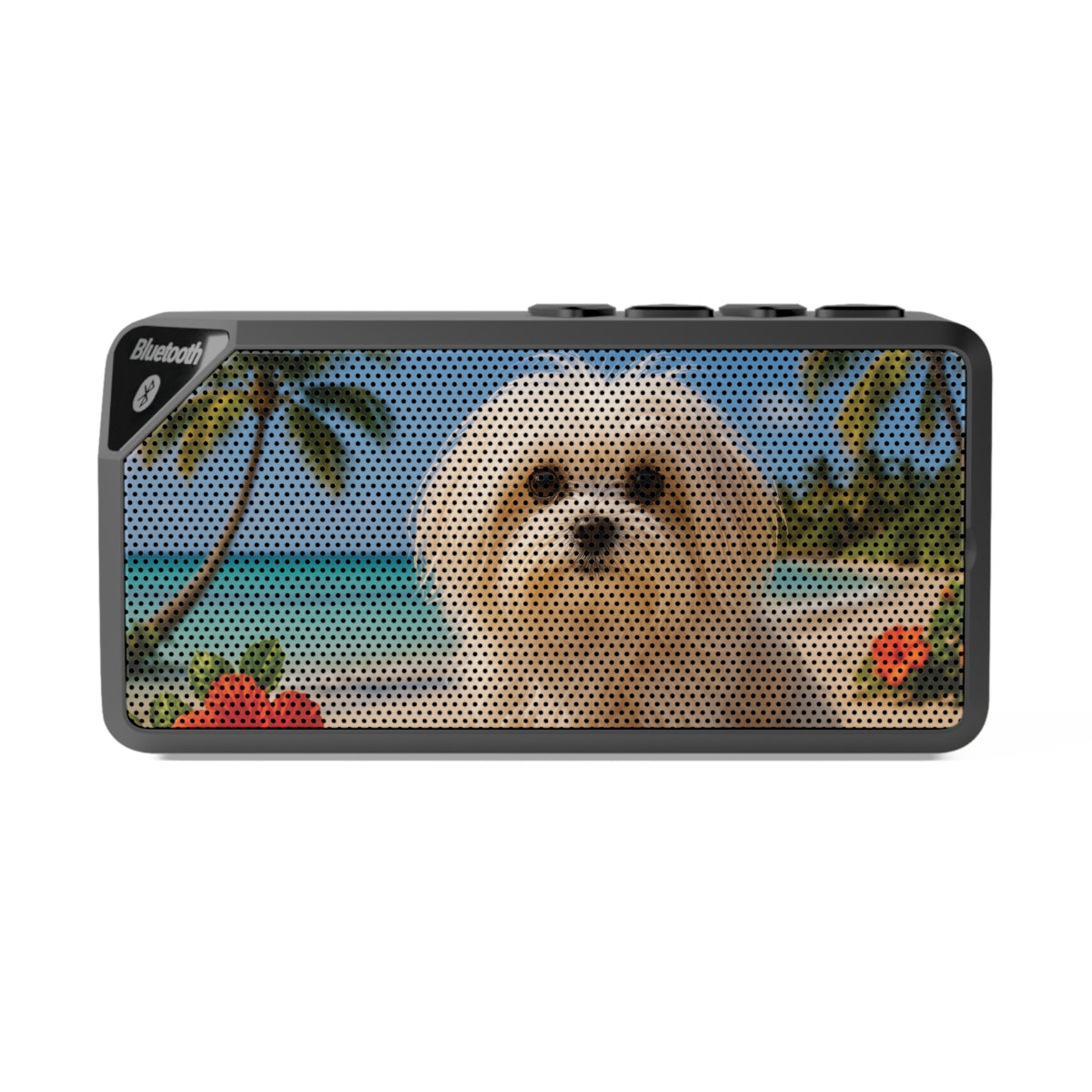 abba Bluetooth Speaker - Portable Sound Experience / Puppy Ariel at the Beach