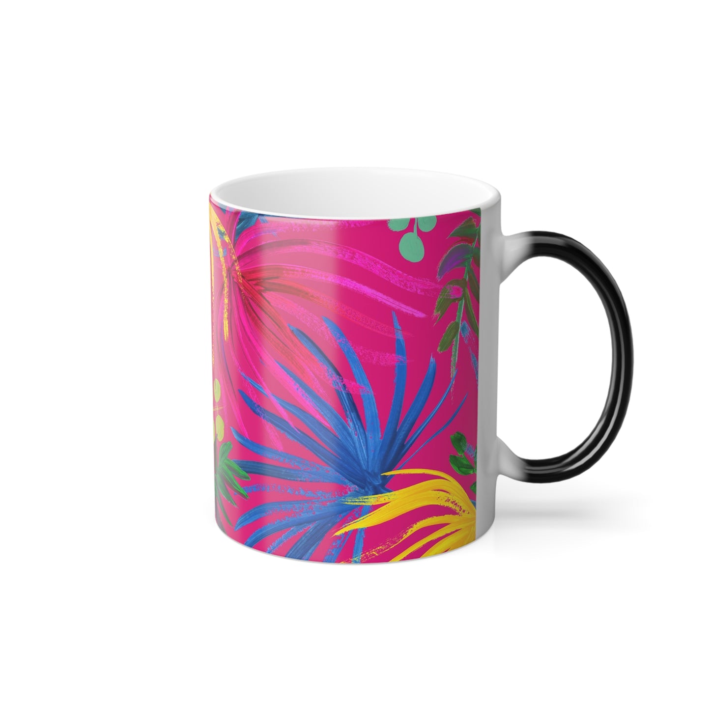 Color Morphing Mug, 11oz, Exotic Flora