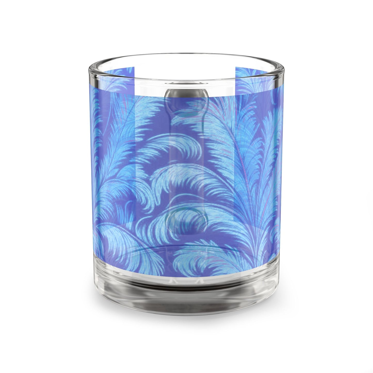 Tropical Glass Mug - 10oz Coffee Cup / Rocco Blues