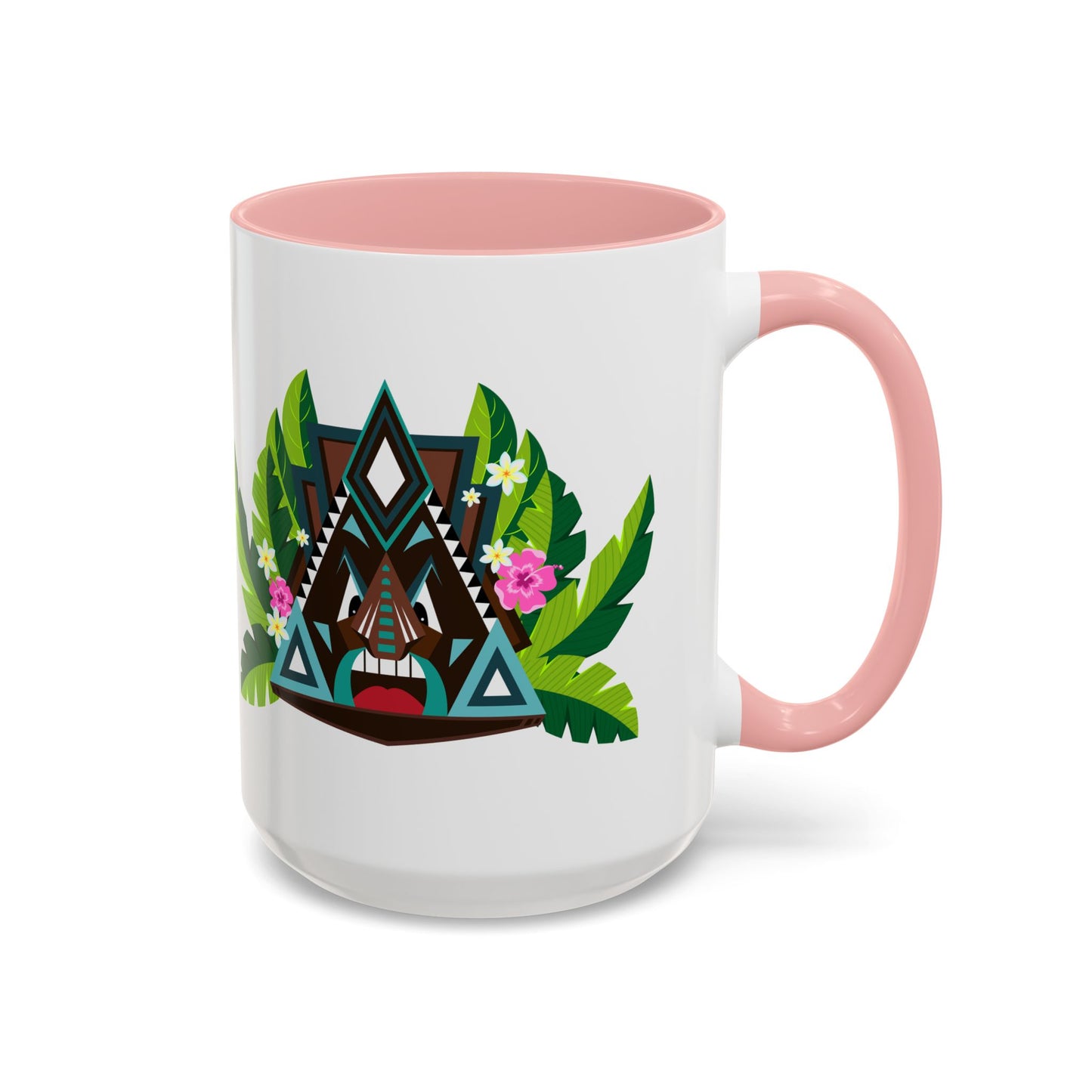 Accent Coffee Mug (11, 15oz), 8 Colors - Tiki Boss Kai