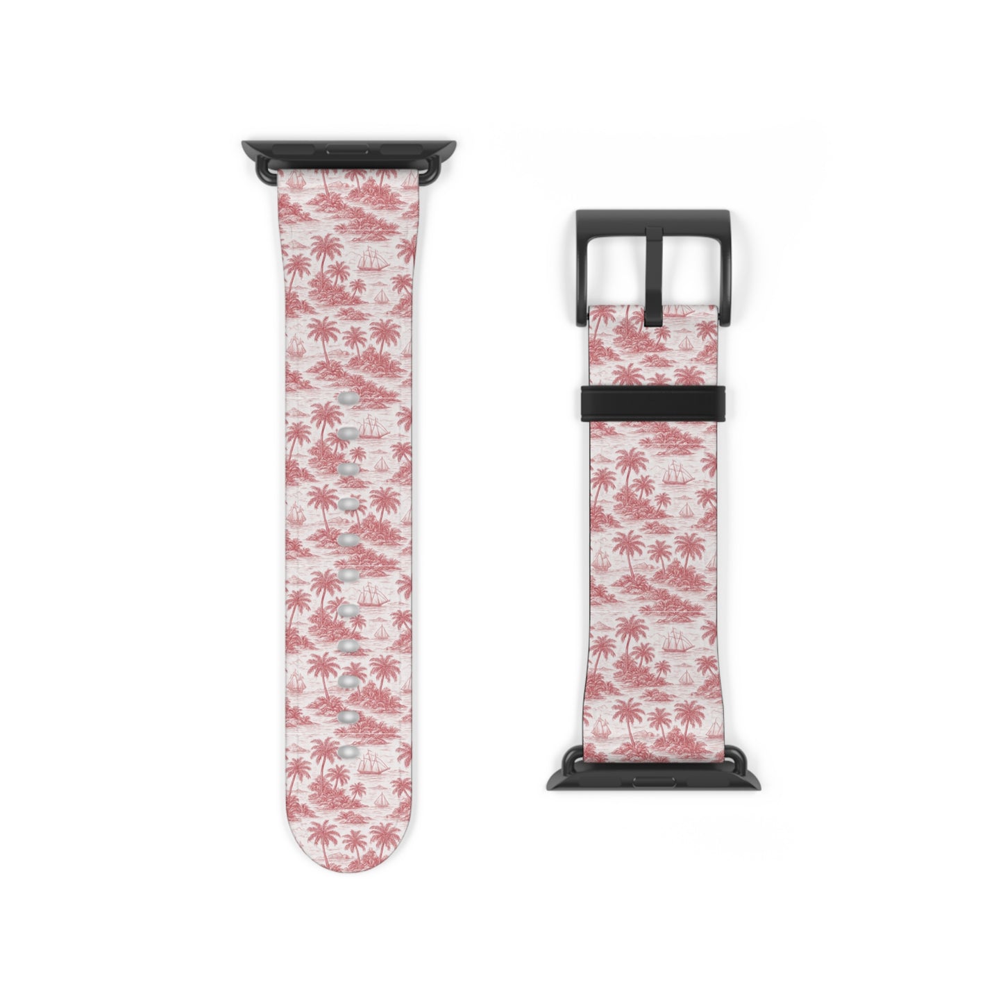 Apple Watch Band - Faraway Toile, Red