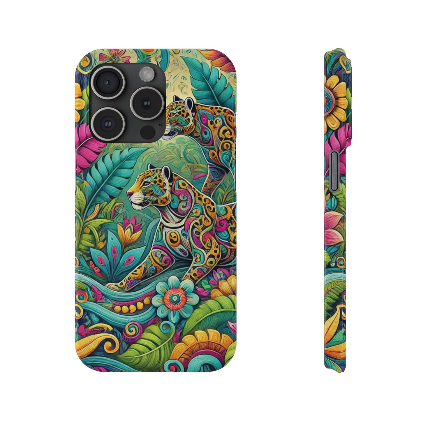 Slim Phone Cases - Jaguar Pop