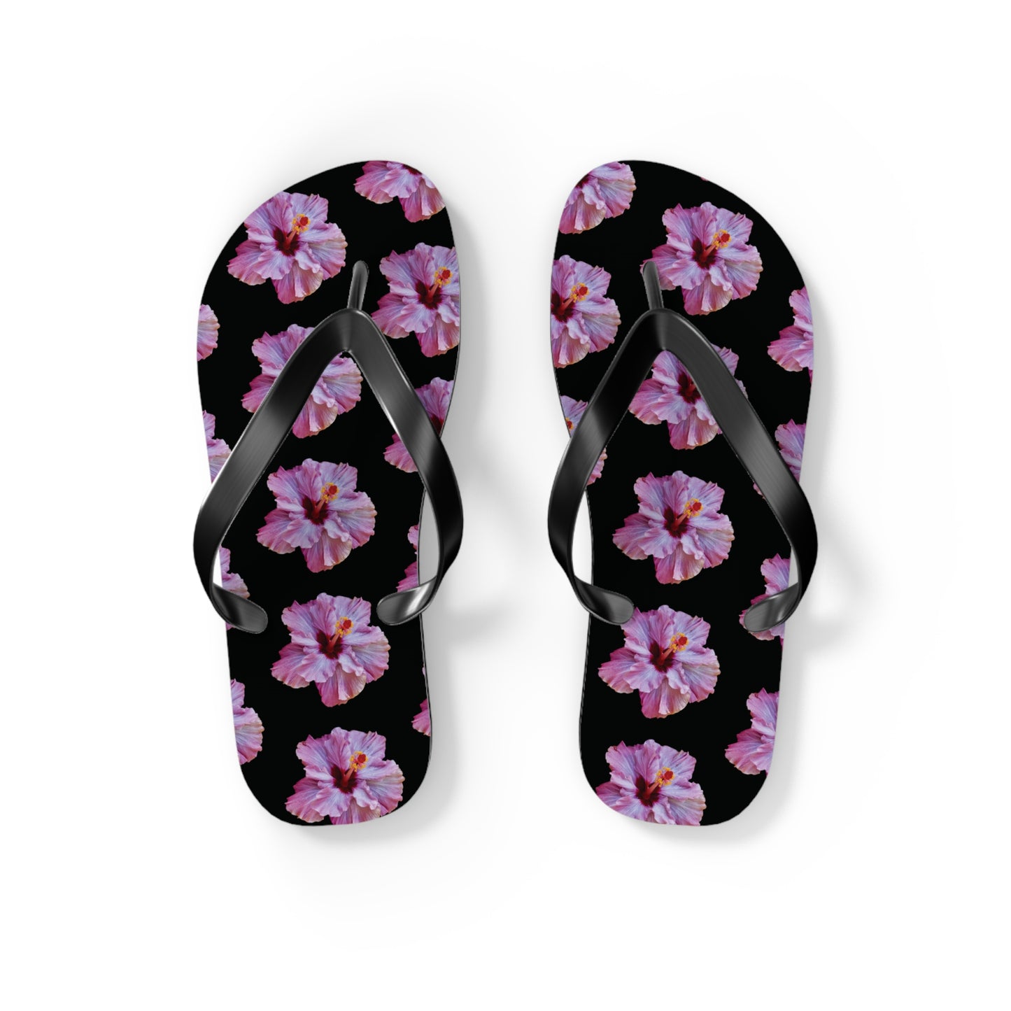 Flops - Purple Hibiscus/Black
