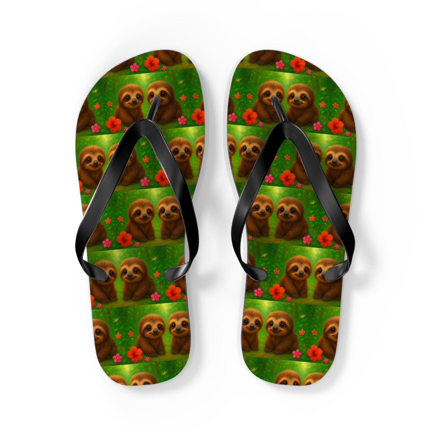 Flip Flops - Baby Sloths