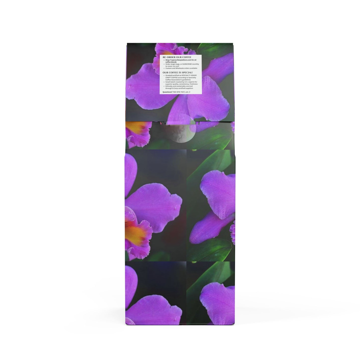 Golden Sands Single Origin™ Coffee (Light-Medium Roast) Specialty Grade / Real Purple Orchid