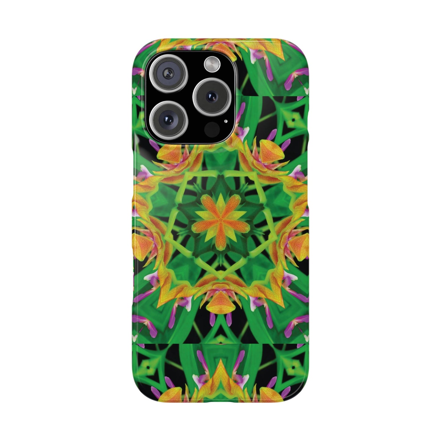 Slim Phone Cases - Orchid Kaleidoscope #2