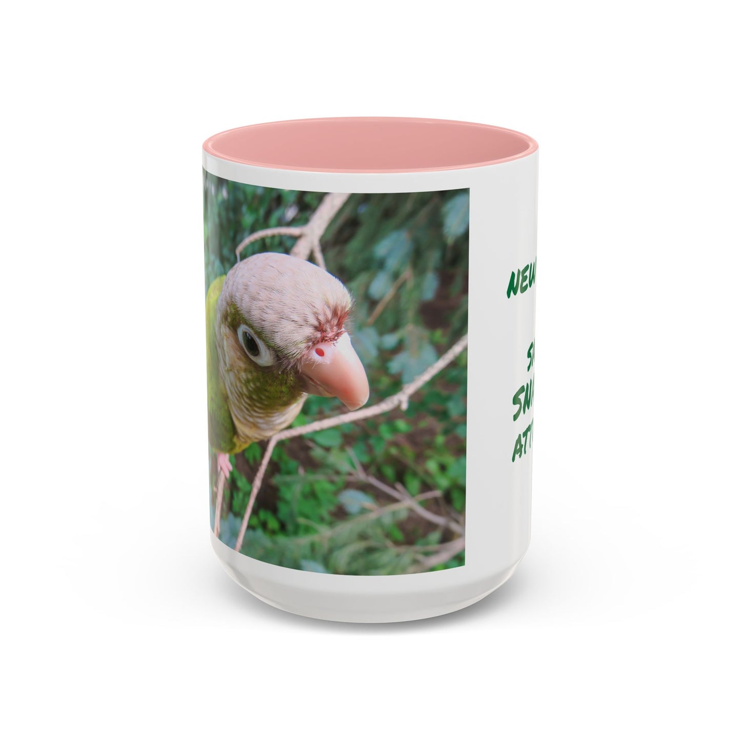 Parrot Accent Coffee Mug (11, 15oz), 8 Colors - Same Snarky Attitude