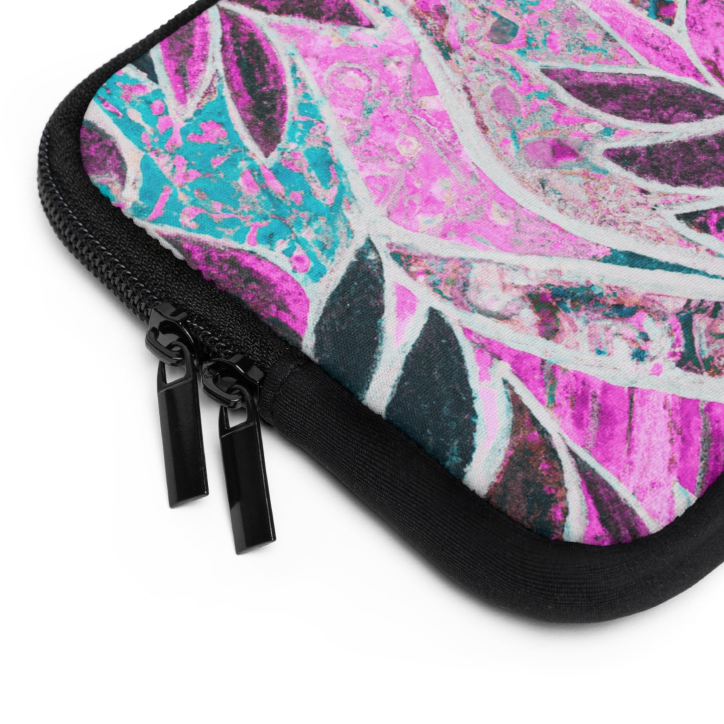 Tropical Laptop Sleeve, 5 Sizes - Perfect for Beach Lovers & Students / Amazon Whimsy, Pink