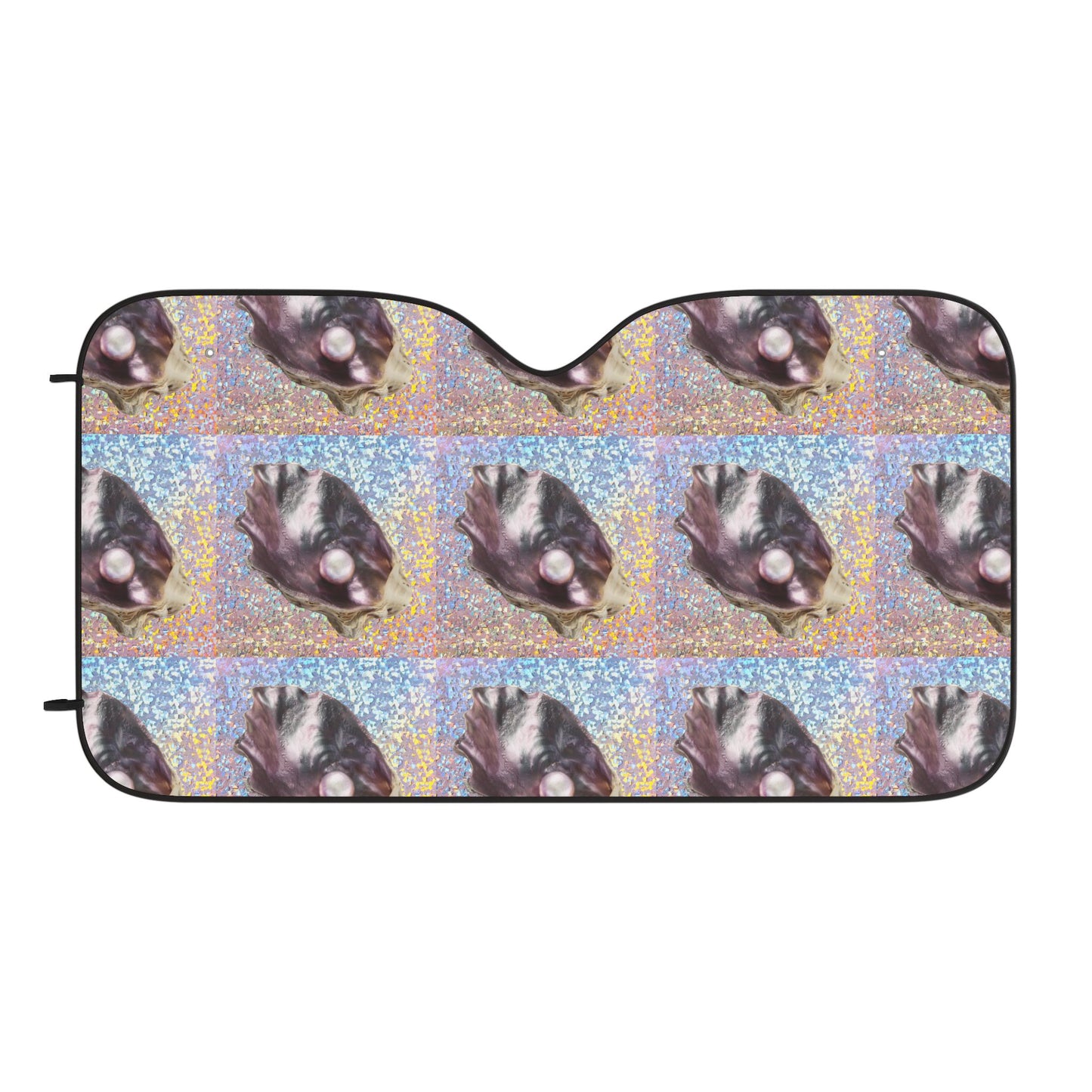 Tropical Car Sun Shades / Disco Lavender Pearl Shell