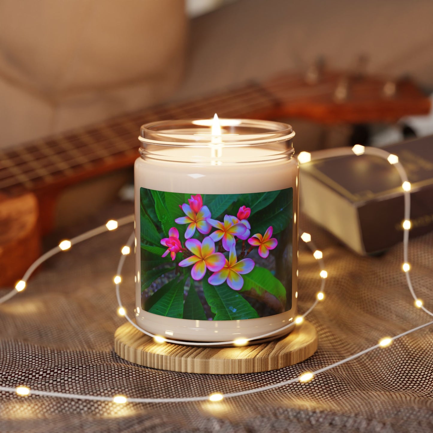 Scented Soy Candle, 9oz, Hawaiian Flowers