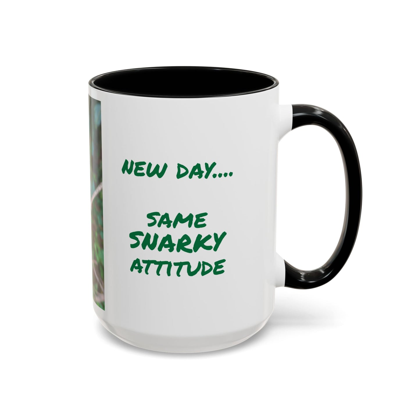 Parrot Accent Coffee Mug (11, 15oz), 8 Colors - Same Snarky Attitude