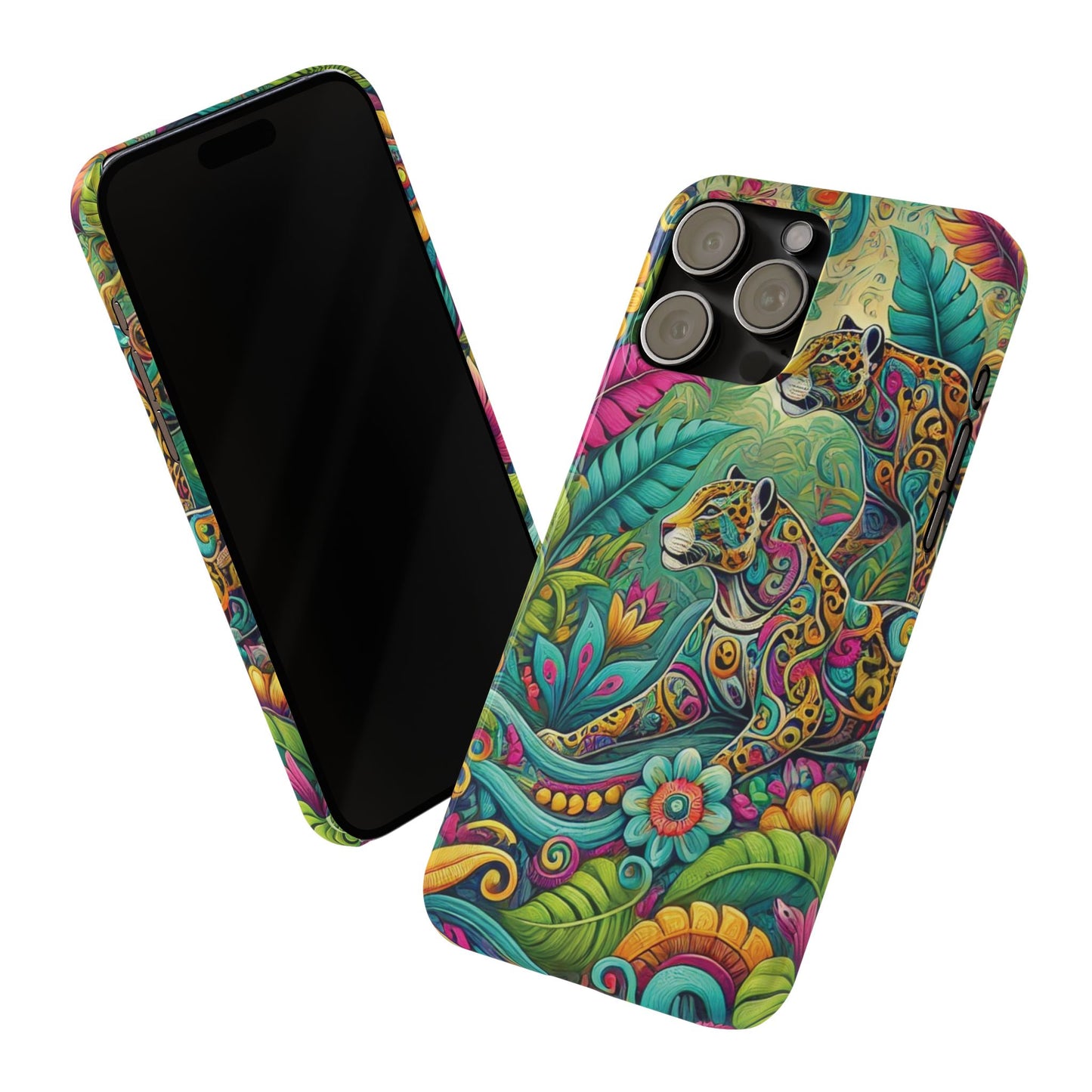 Slim Phone Cases - Jaguar Pop