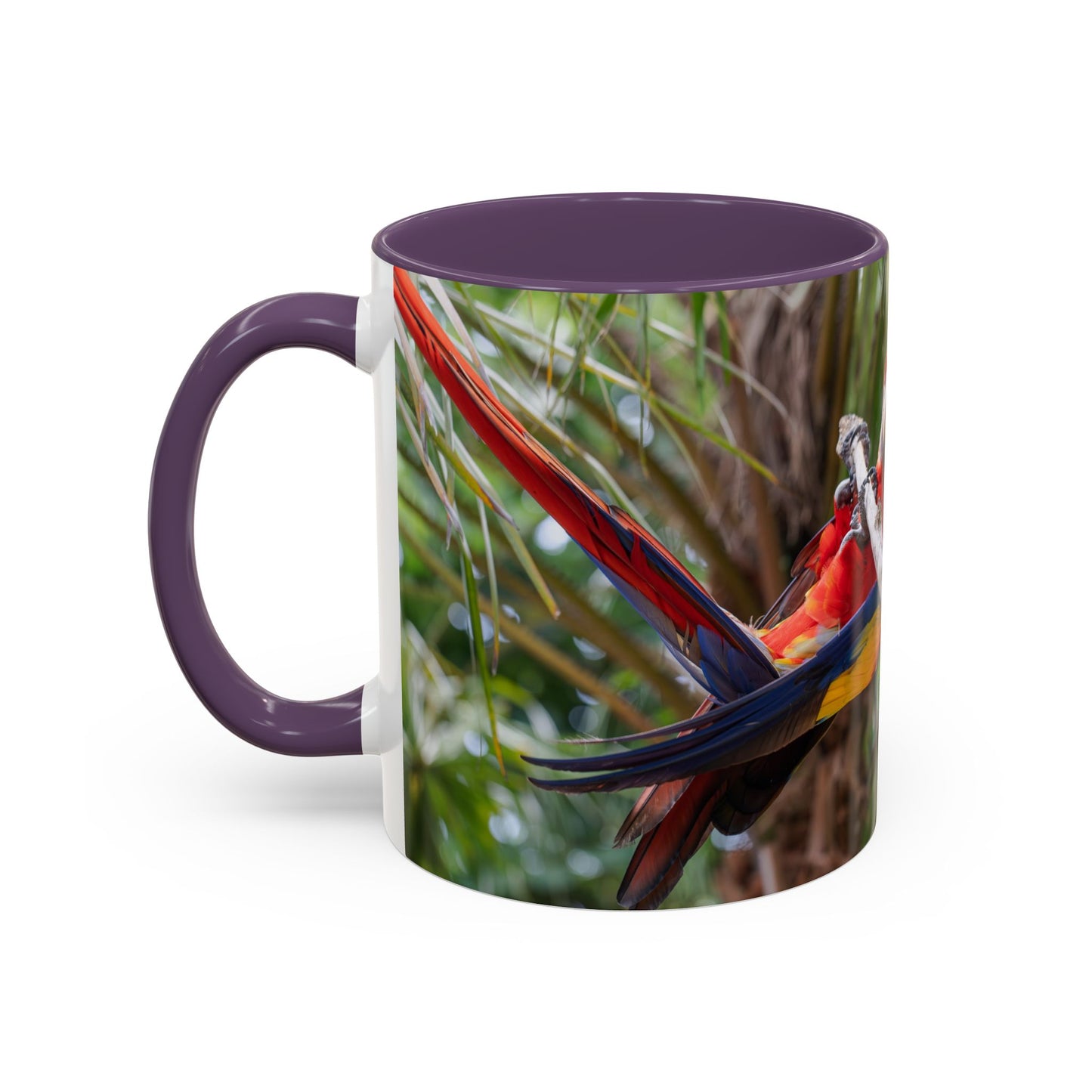 Parrot Accent Coffee Mug (11, 15oz), 8 Colors - Perch Up!