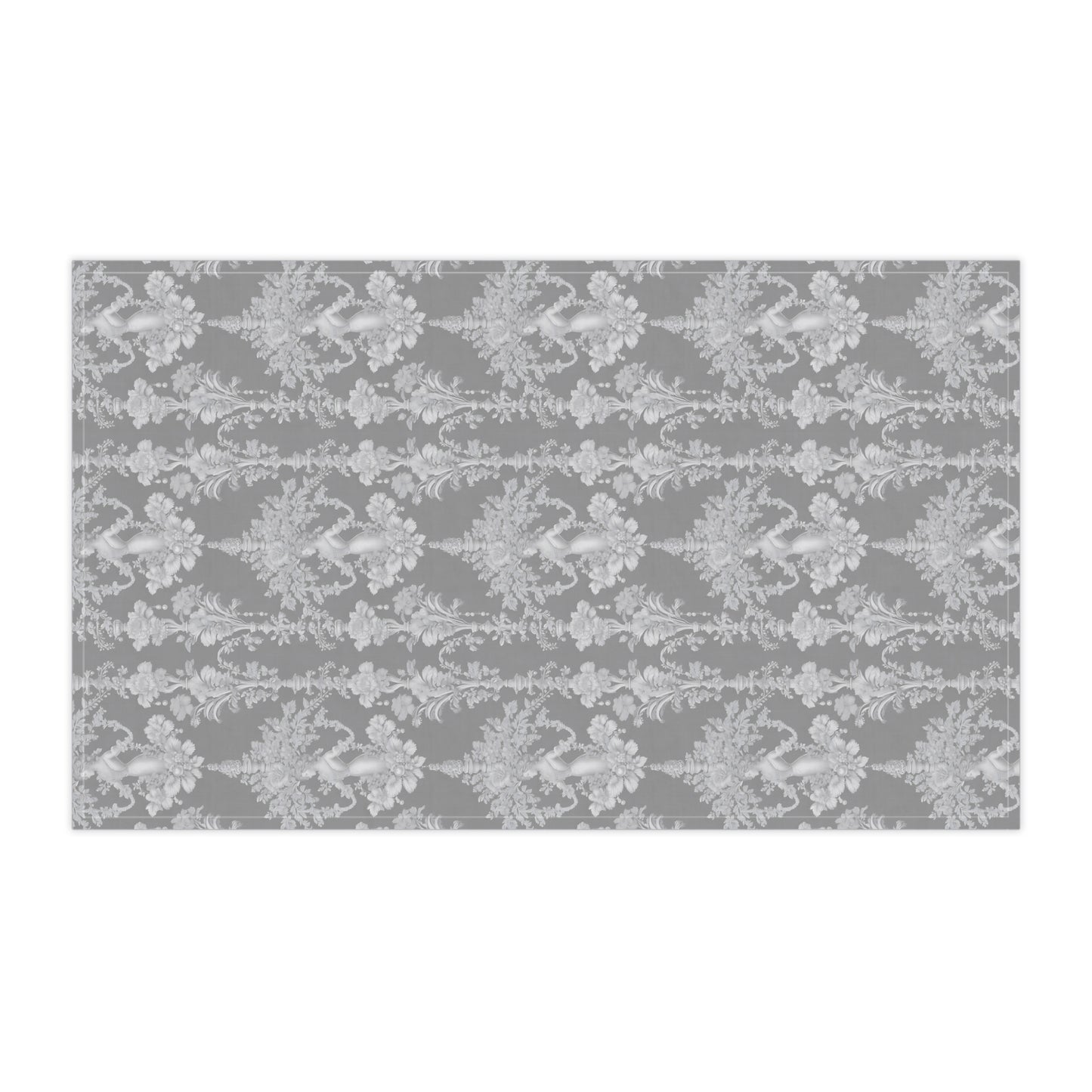 Tropical Tea Towels – Paradise Kitchen Decor / Pearl Lady Toile, Slate