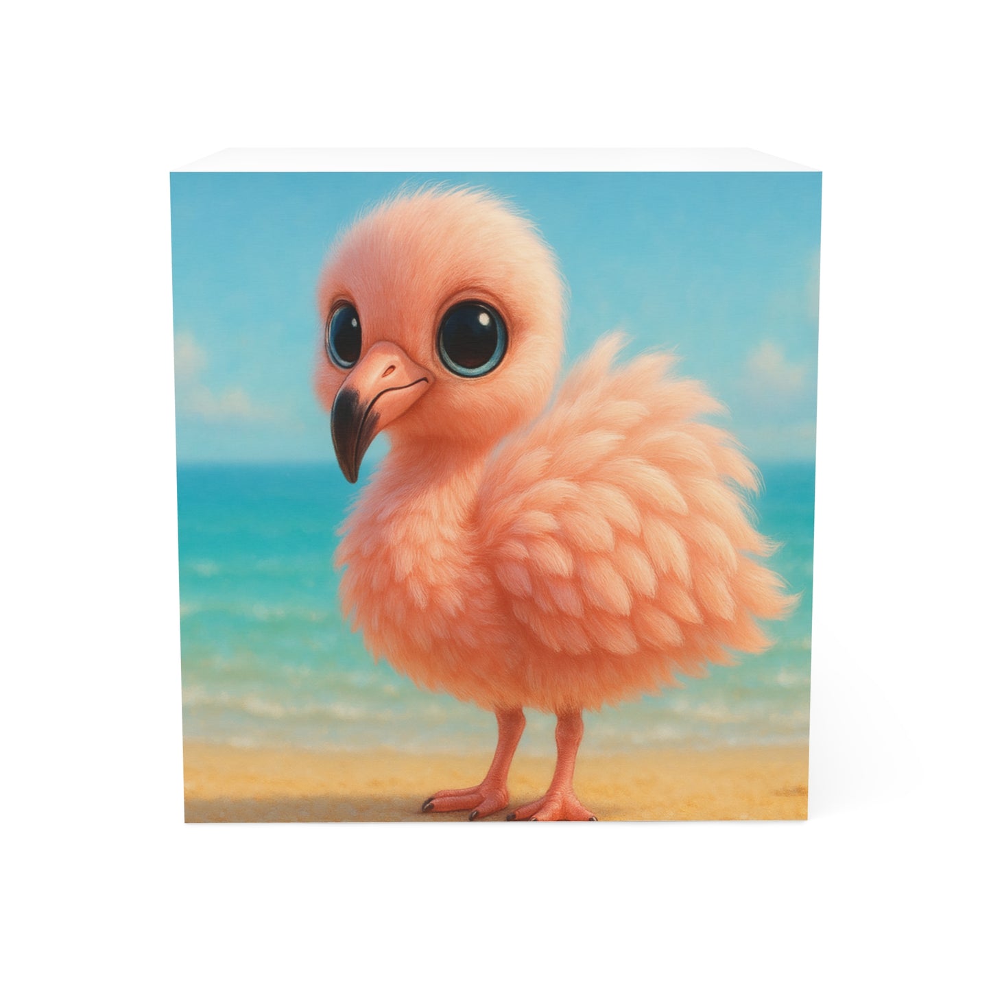 Note Cube - Baby Flamingo