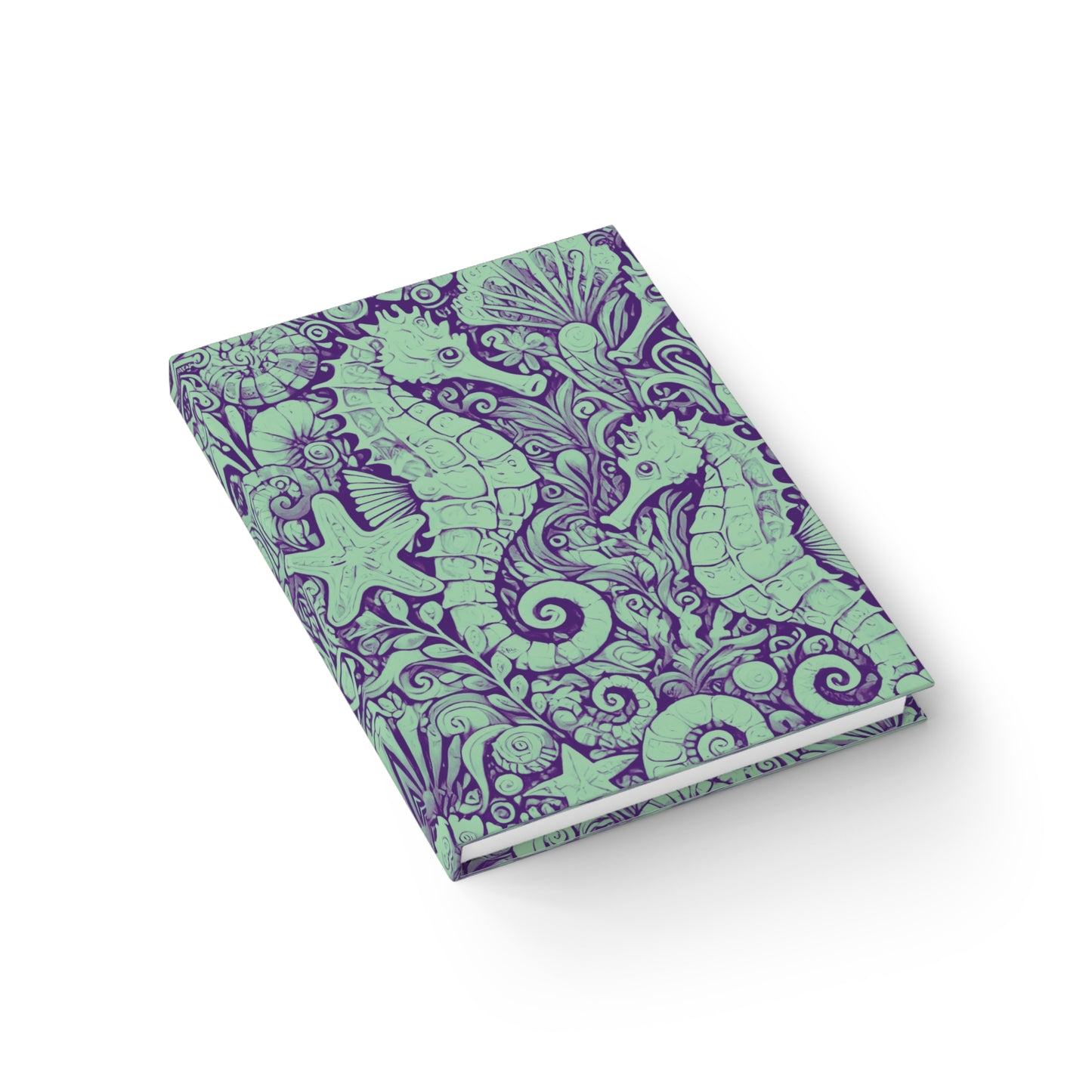 Seahorses/Minty Journal - 5" x 7"