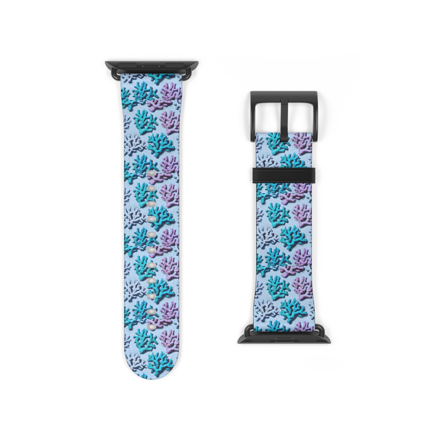Apple Watch Band - Corals, Polar Blue