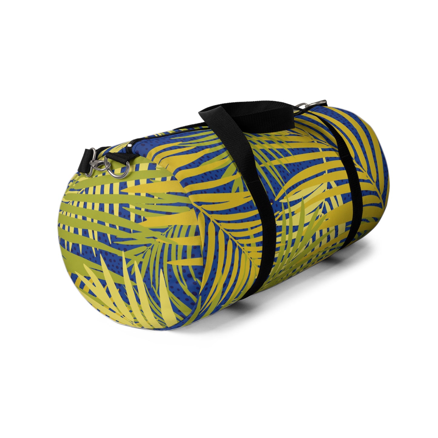 Tropical Rainforest Duffel Bag - Perfect for Travel and Gym / Gold Palms