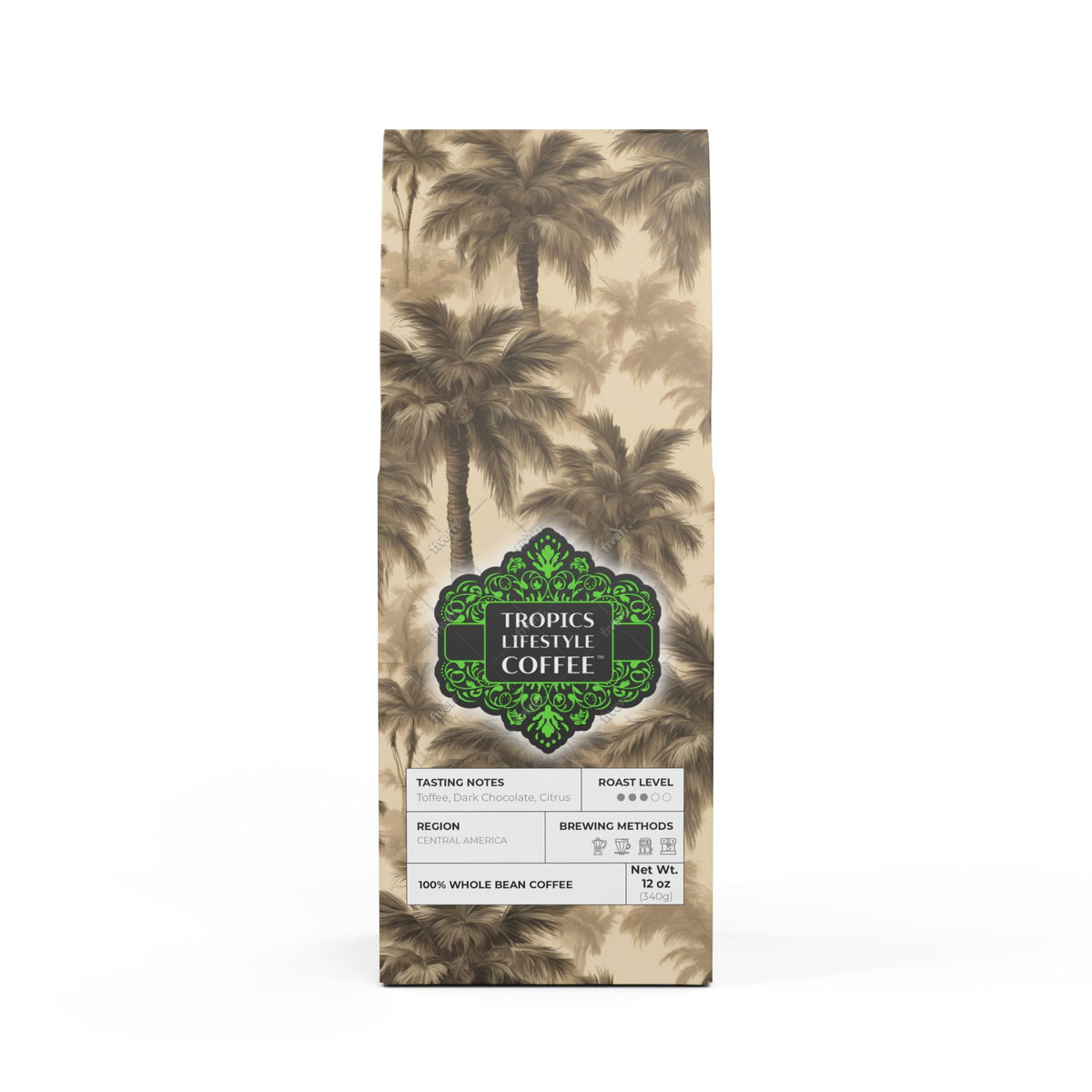 Citrus Bay Blend™ (Medium Roast) Specialty Grade Craft Coffee / Lisa's Fluffy Palms