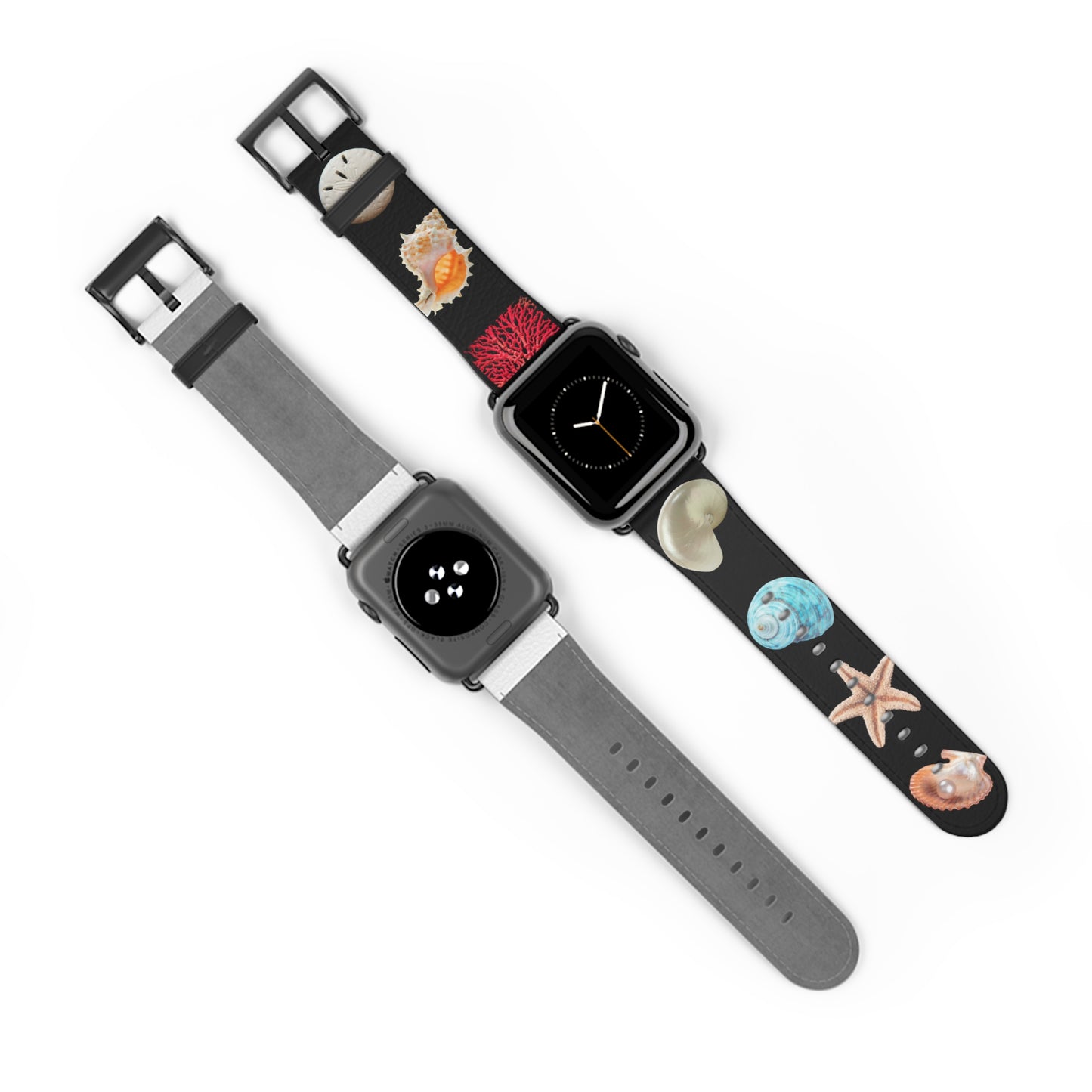 Apple Watch Band - Real Seashell Collection, black