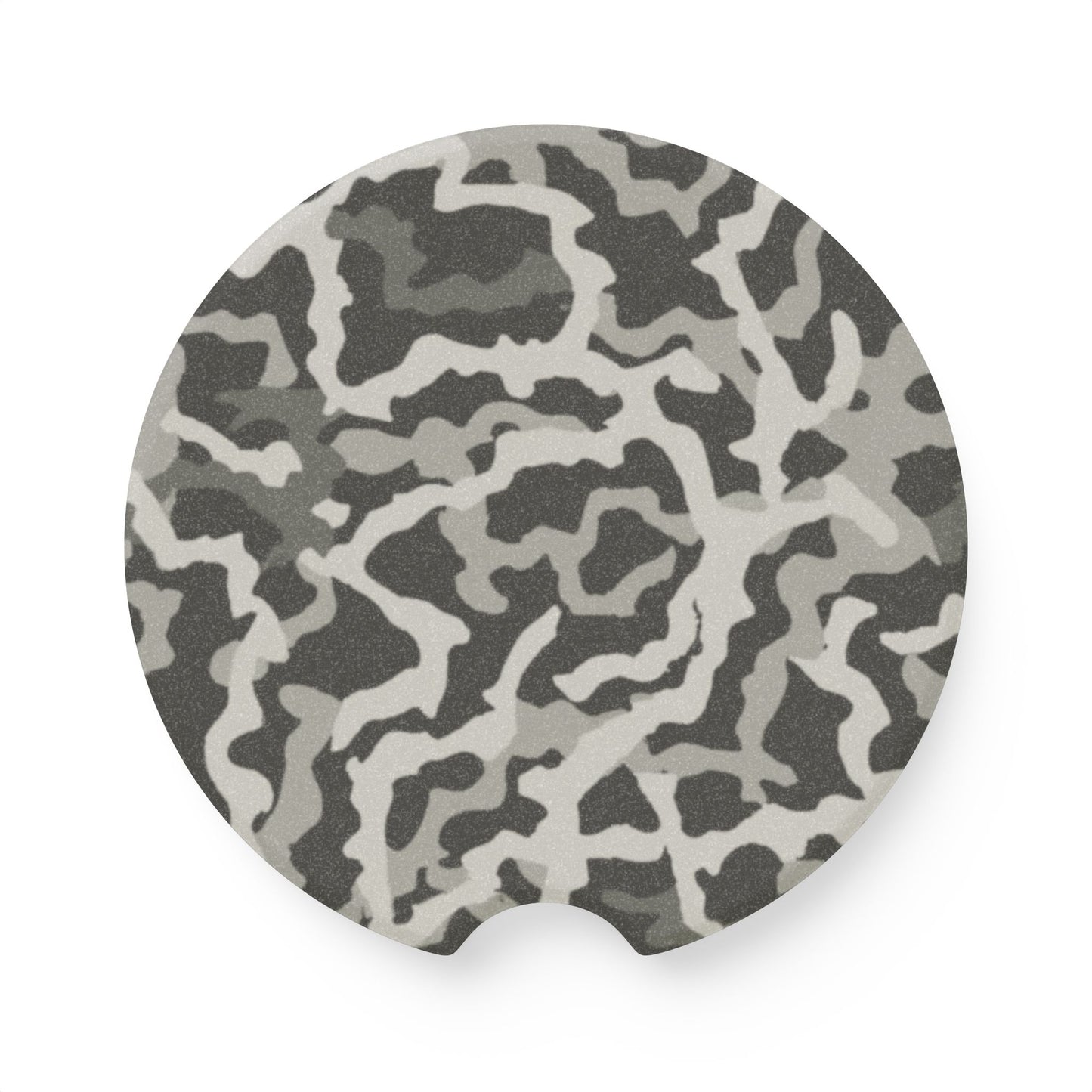 Soapstone Car Coaster - Coral Threads/Noir