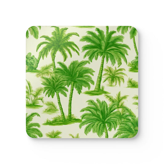 Coaster Set - Playful Palms Toile