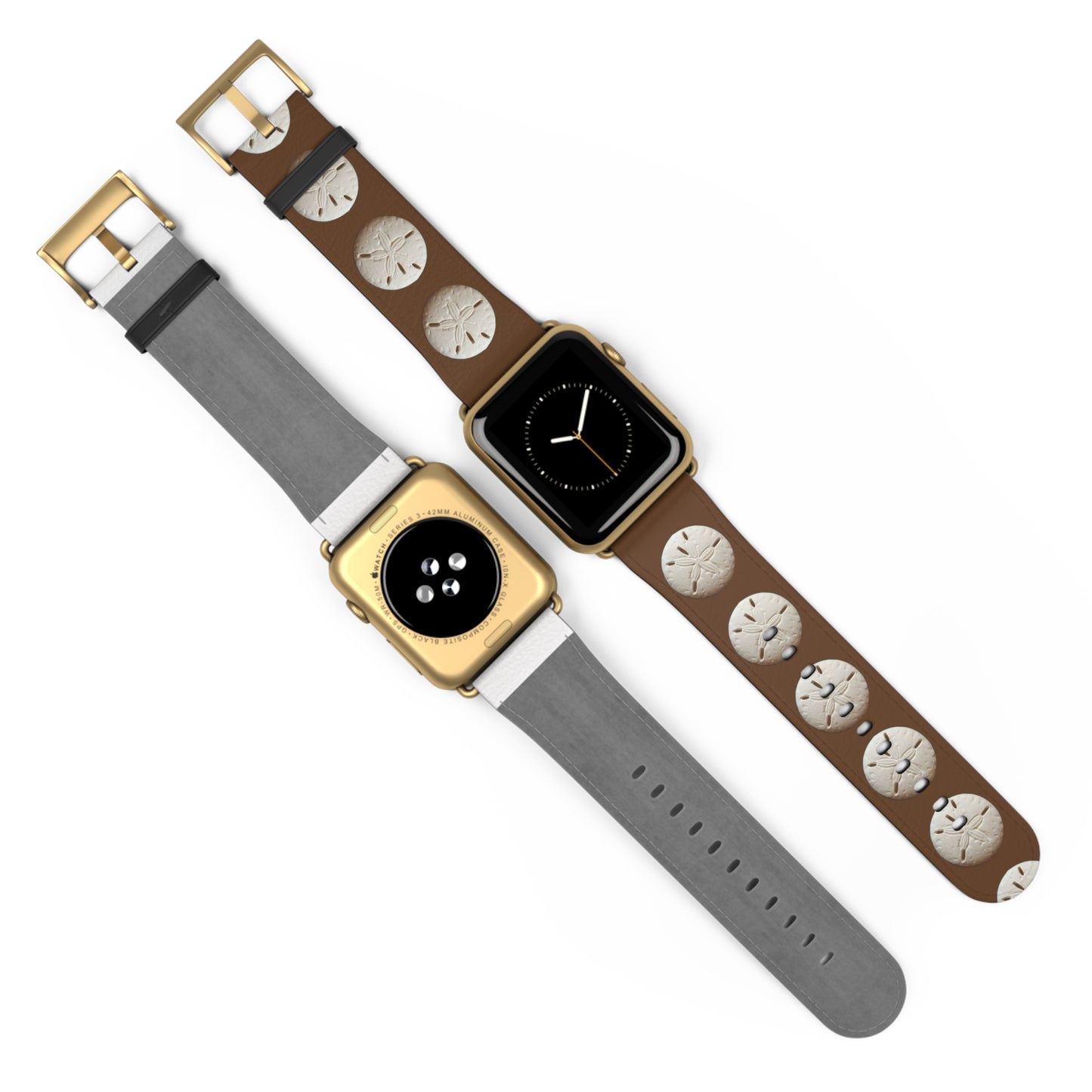 Apple Watch Band - Sand Dollar Parade, brown