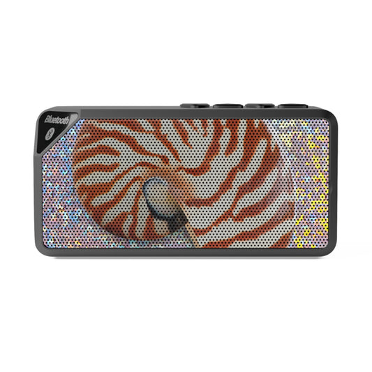 Jabba Bluetooth Speaker - Disco Tiger Stripe Nautilus