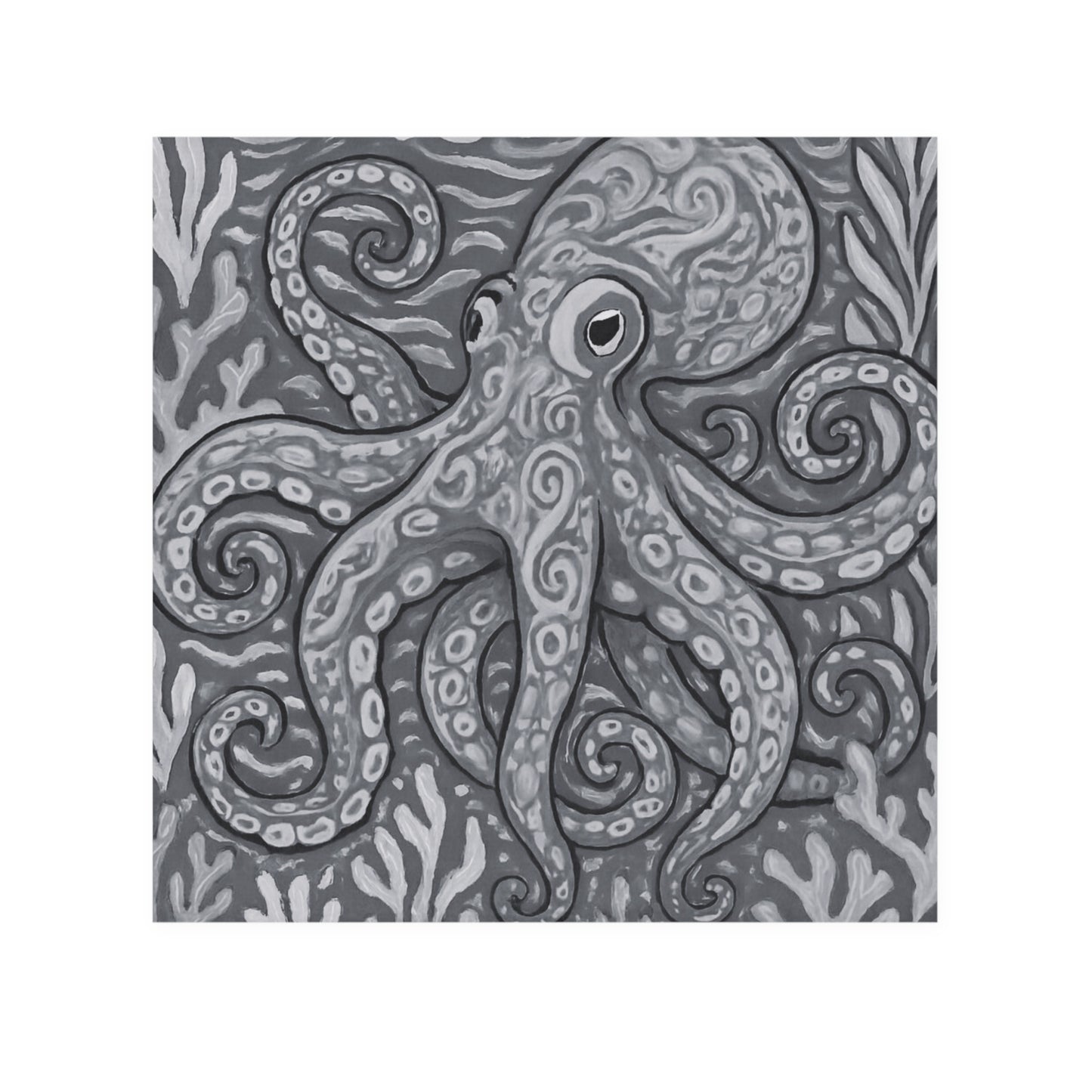 Face Towel - Noir Kracken Joe